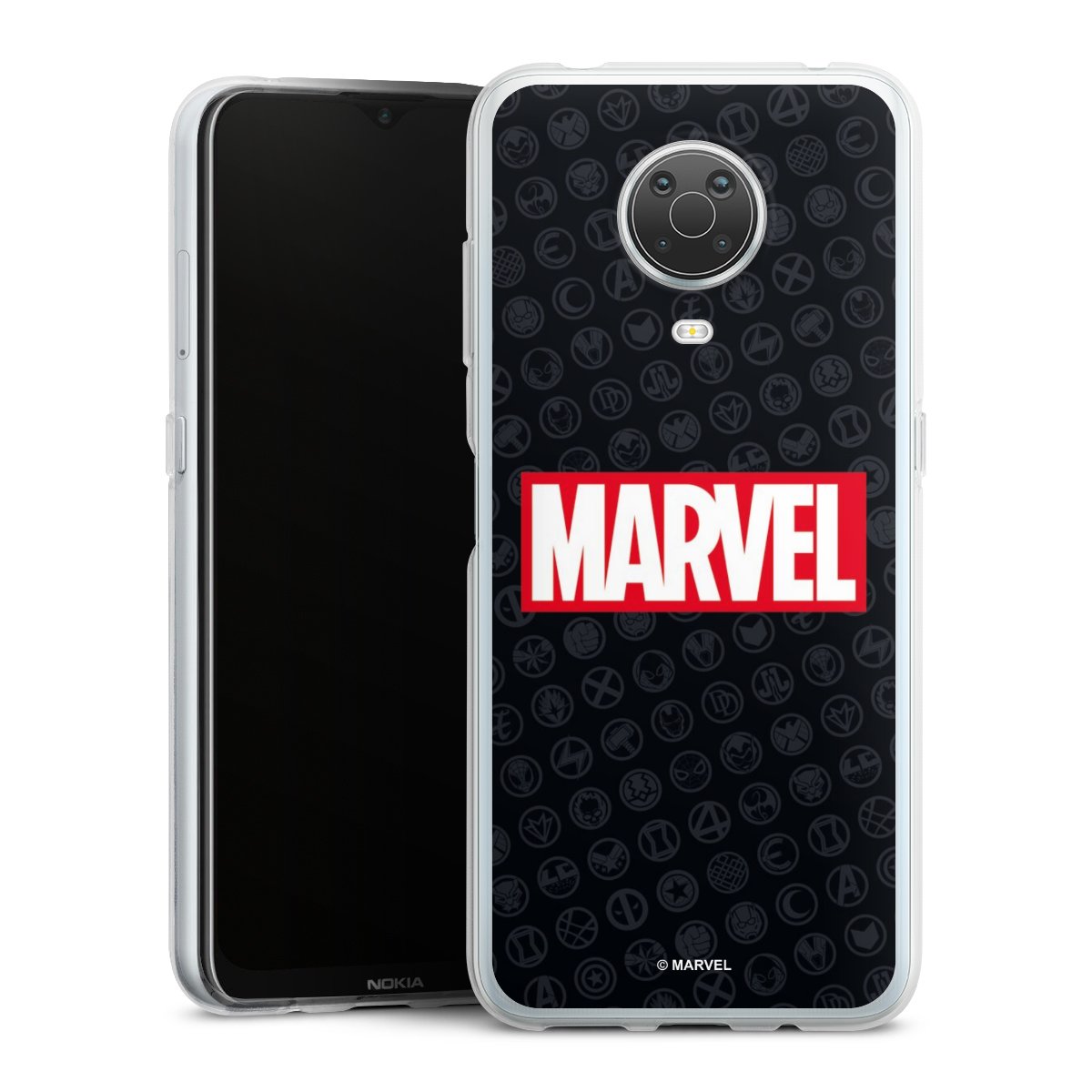 Marvel Logo Black Red 