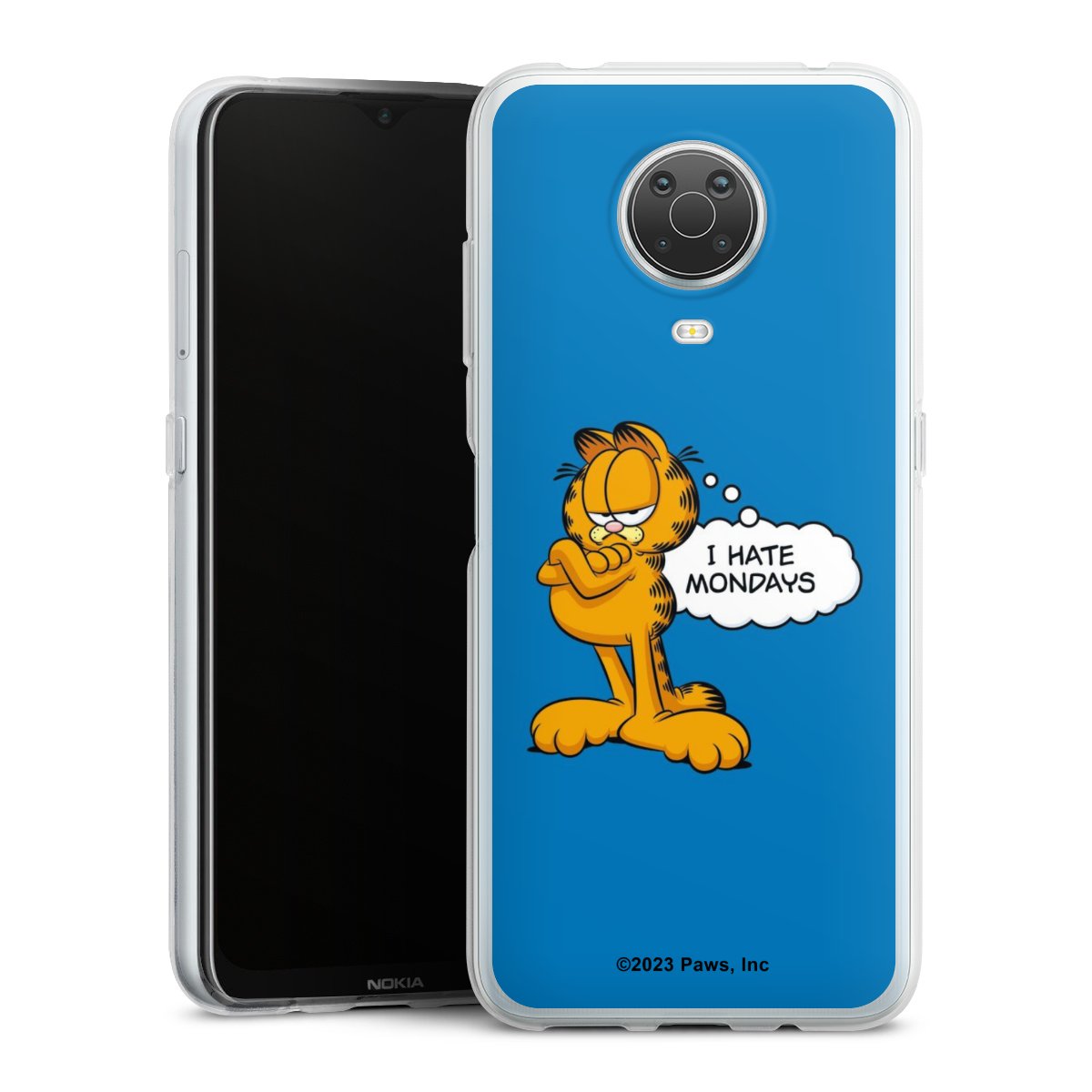 Garfield Ik haat maandagen blauw