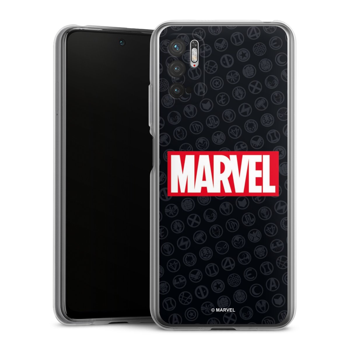 Marvel Logo Black Red 