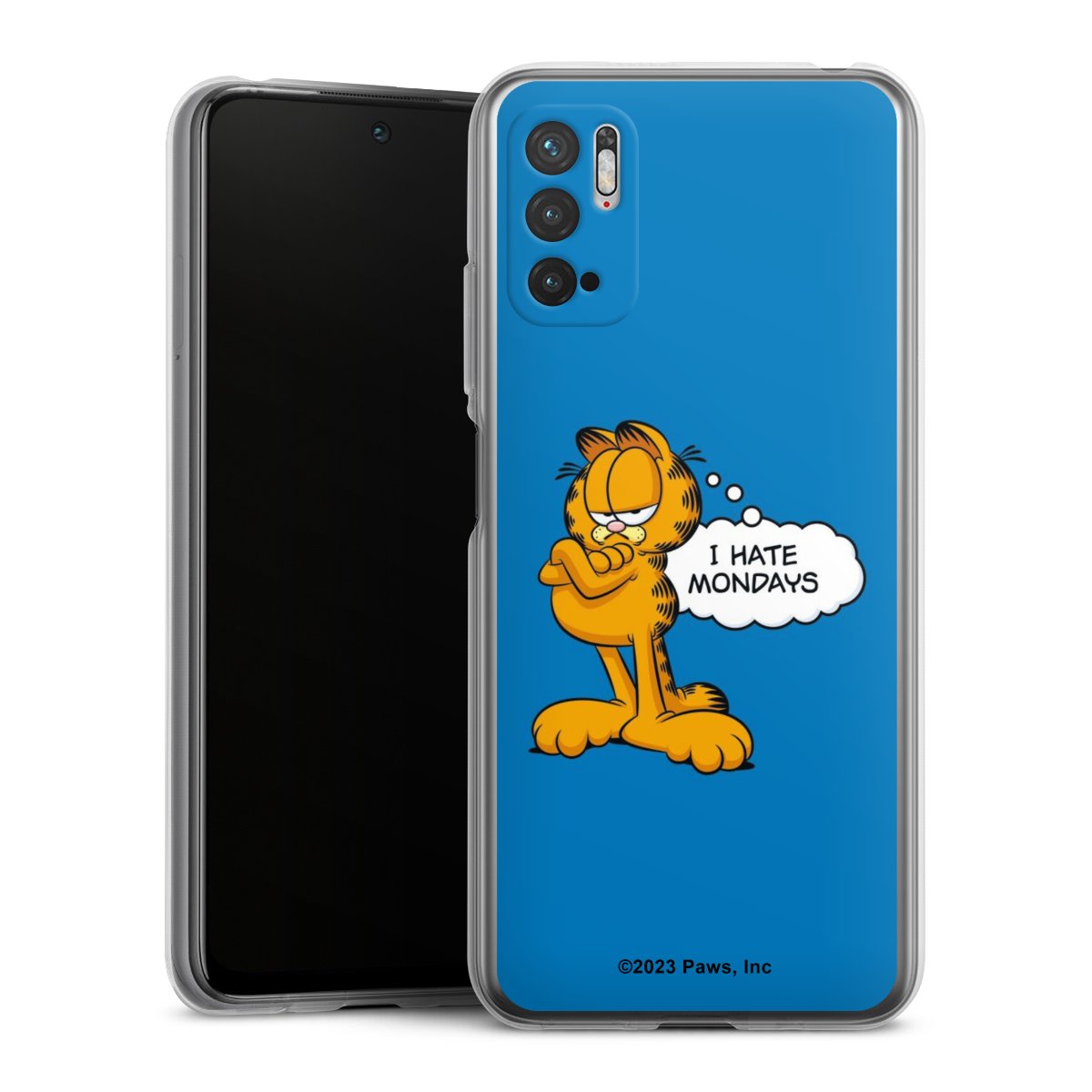 Garfield Ik haat maandagen blauw