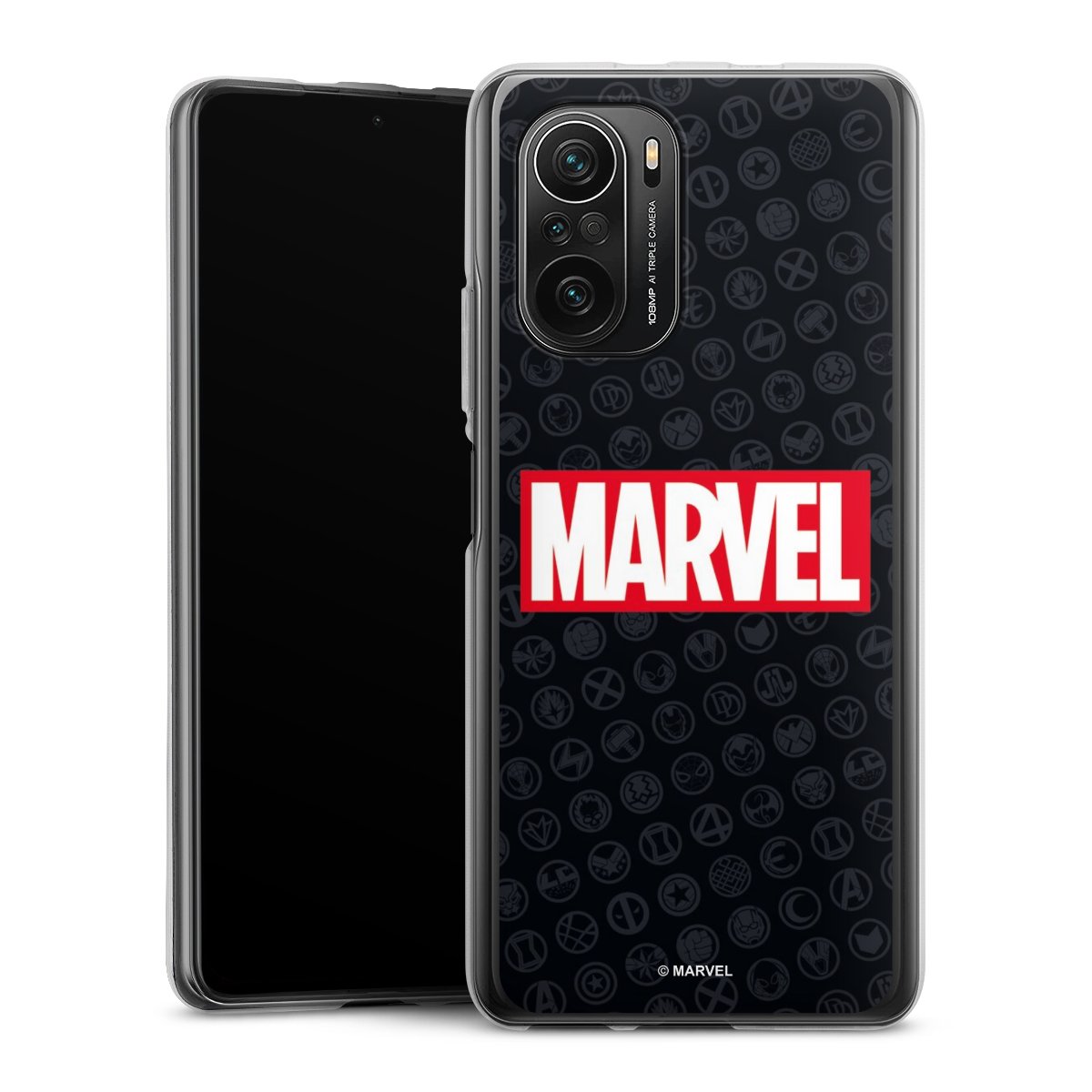 Marvel Logo Black Red 