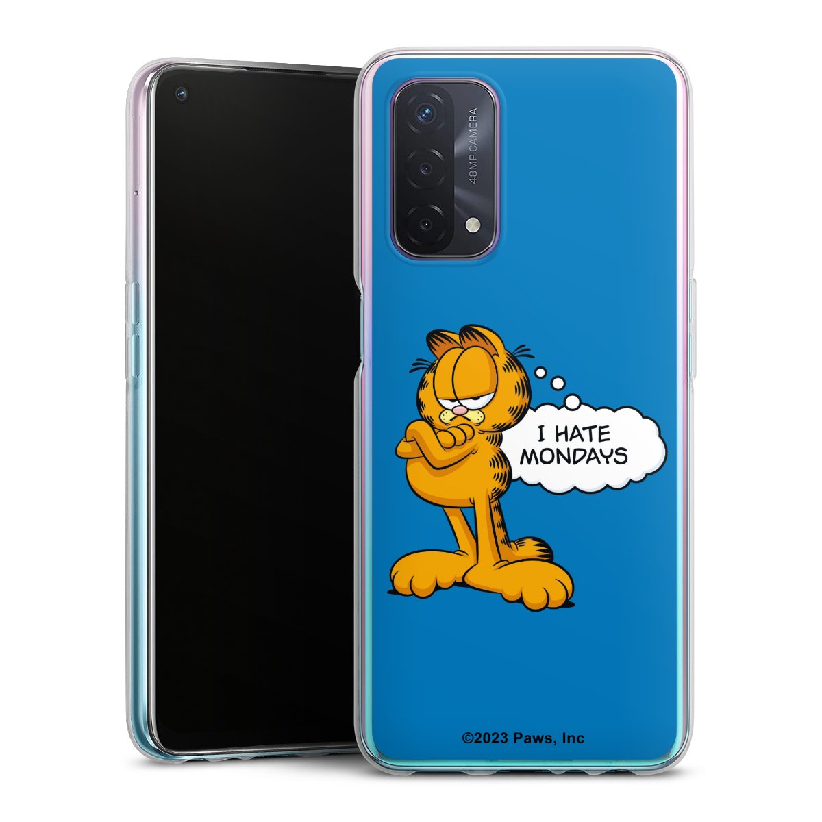 Garfield Ik haat maandagen blauw