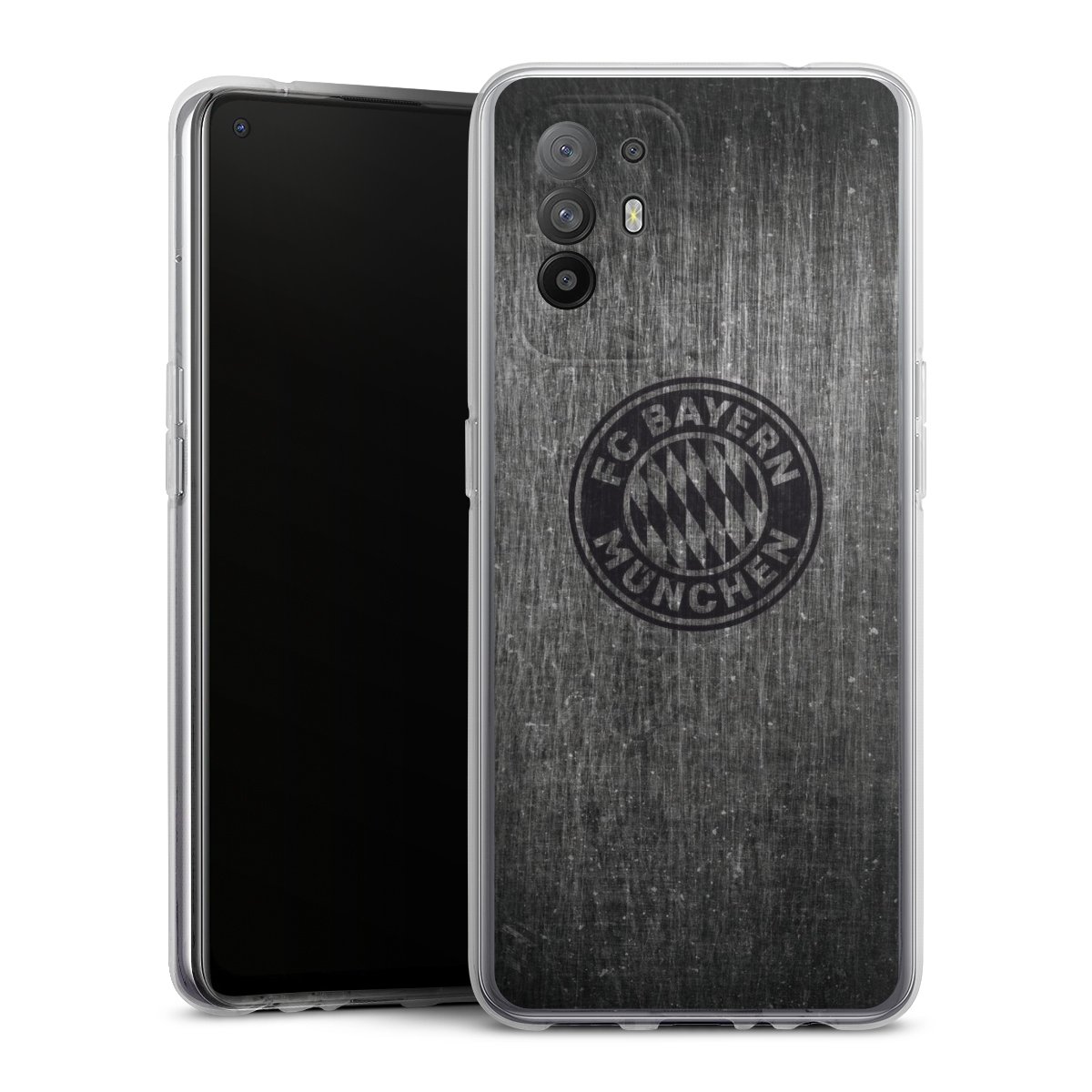 Metalllook FCB Logo einfarbig