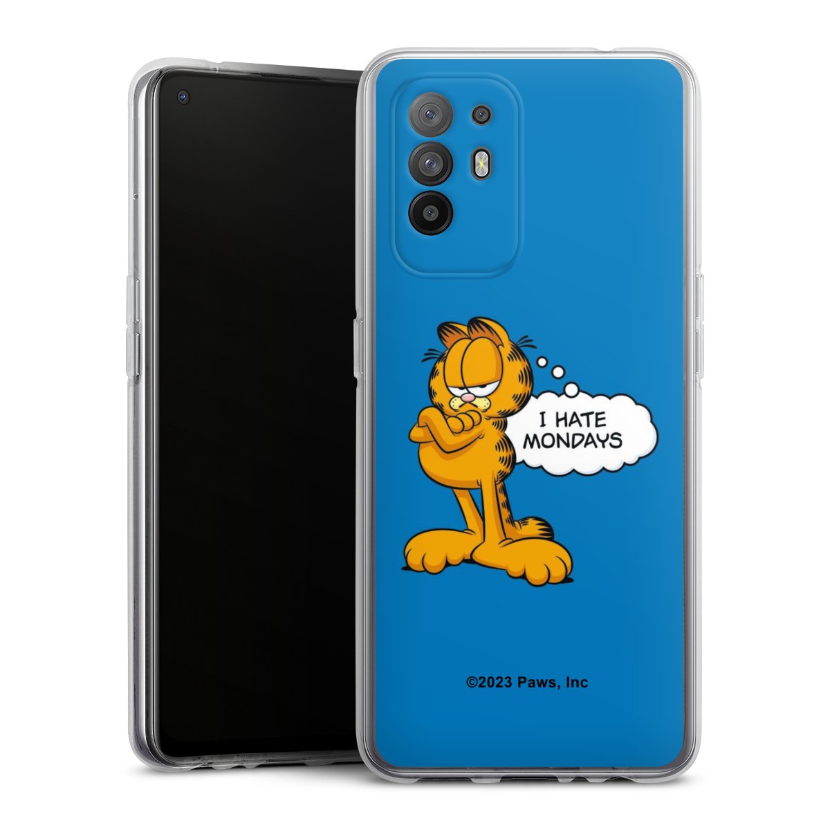 Garfield Ik haat maandagen blauw