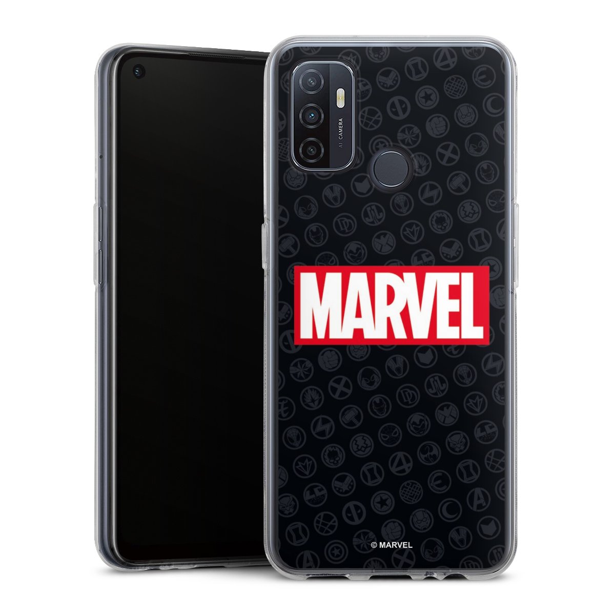 Marvel Logo Black Red 