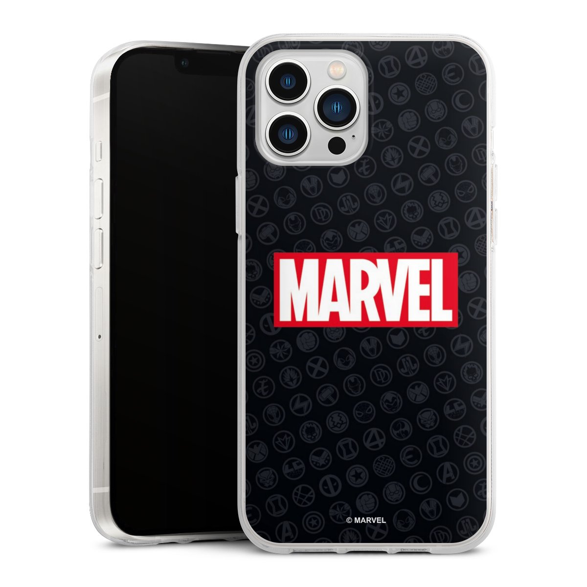 Marvel Logo Black Red 