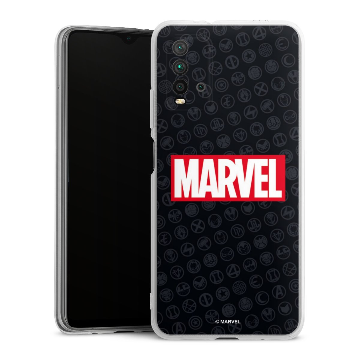 Marvel Logo Black Red 