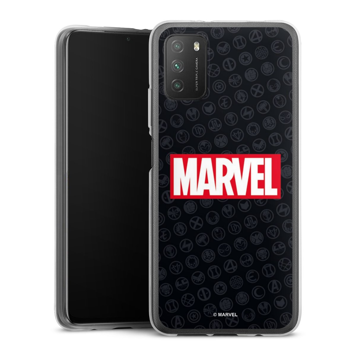 Marvel Logo Black Red 