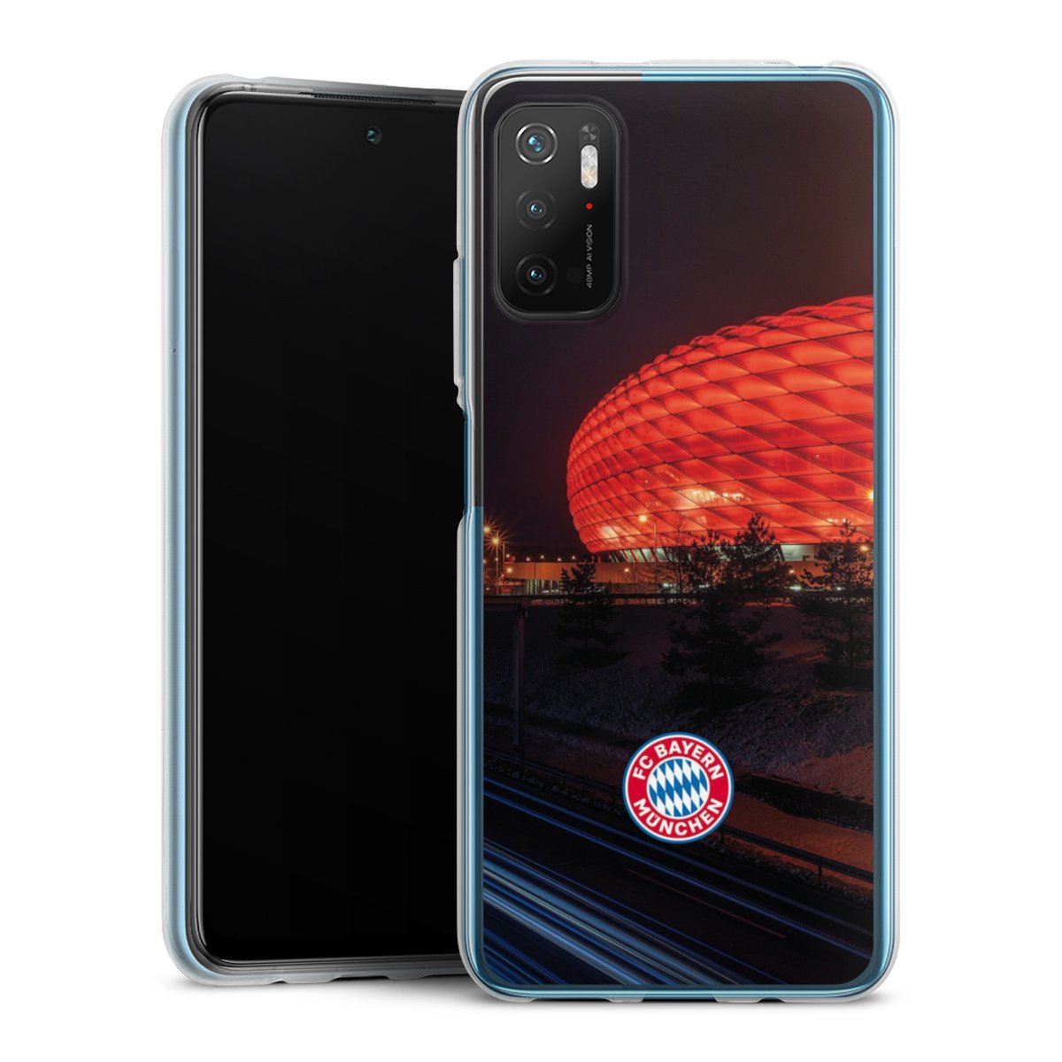 Allianz Arena bei Nacht FCB