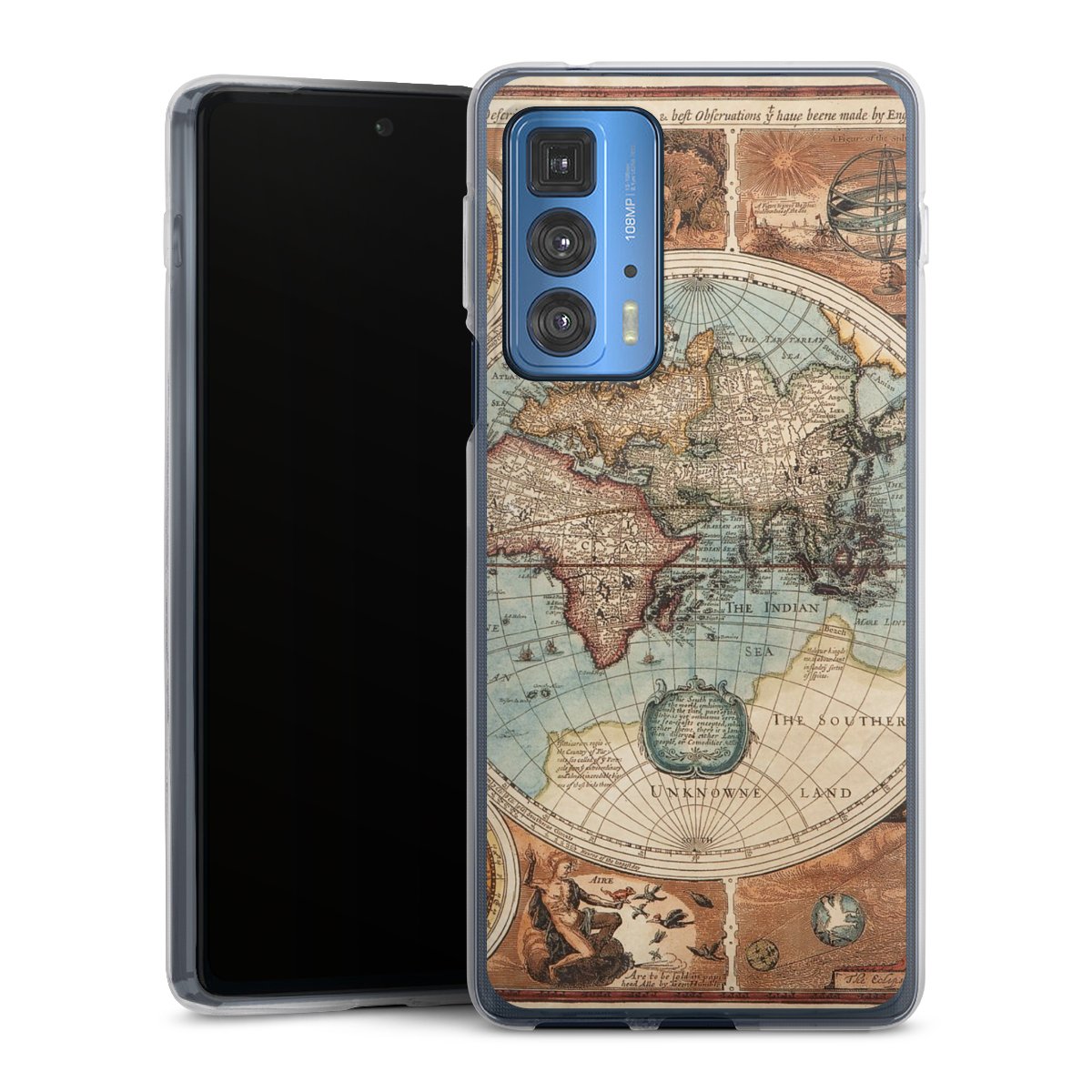 Mappa del mondo vintage