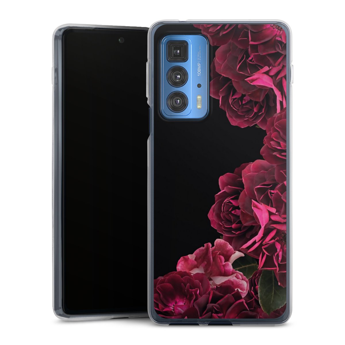 Rose vintage su nero