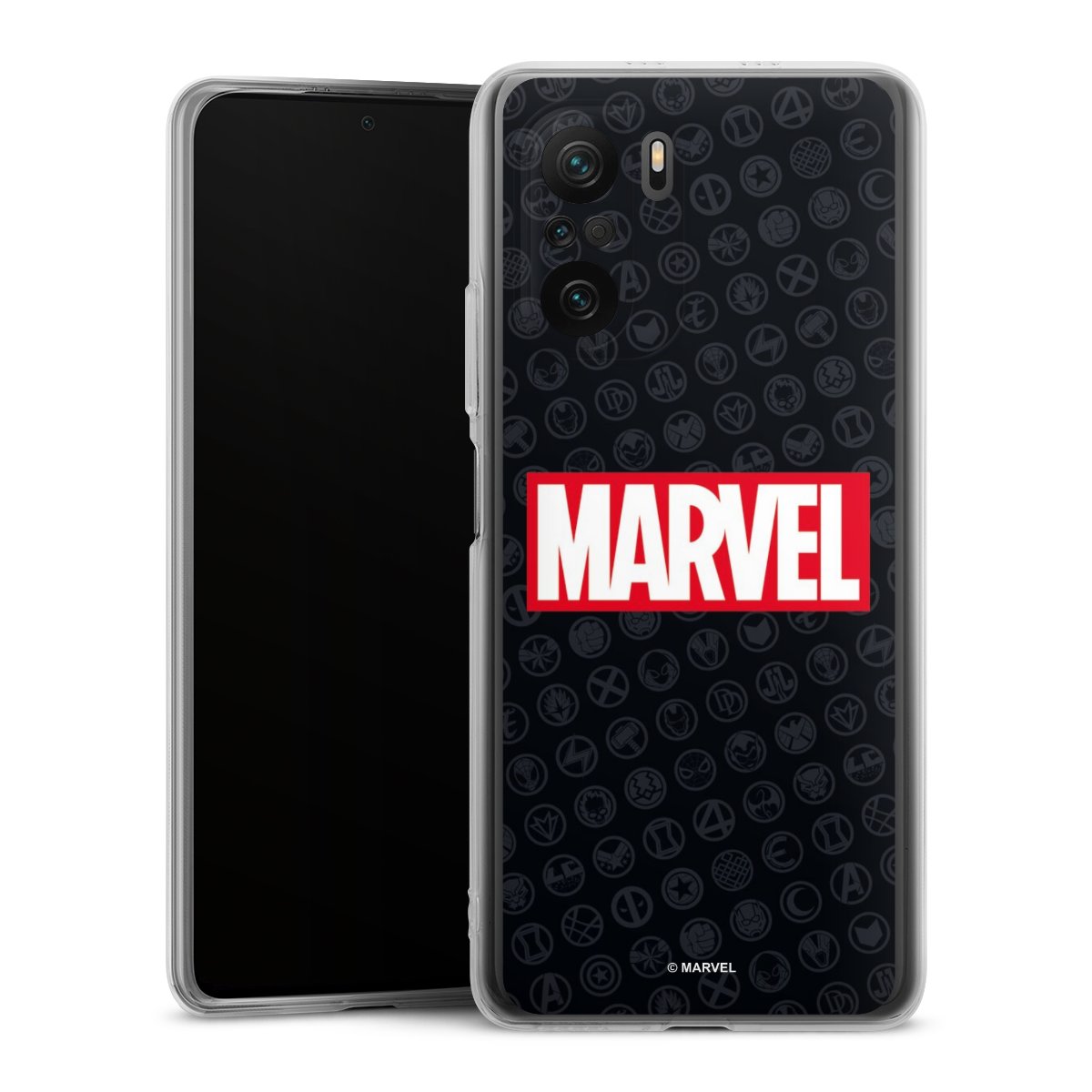 Marvel Logo Black Red 