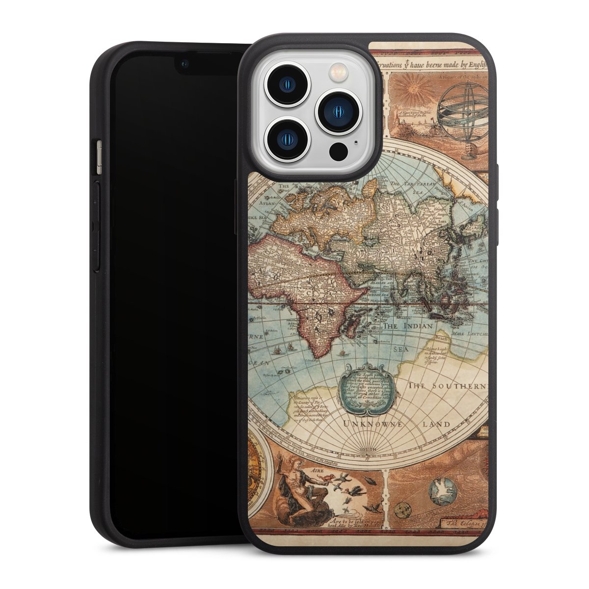 Mappa del mondo vintage