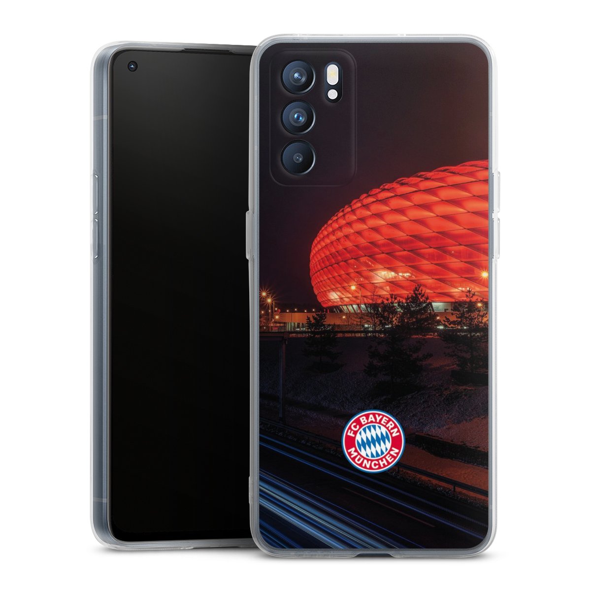 Allianz Arena bei Nacht FCB