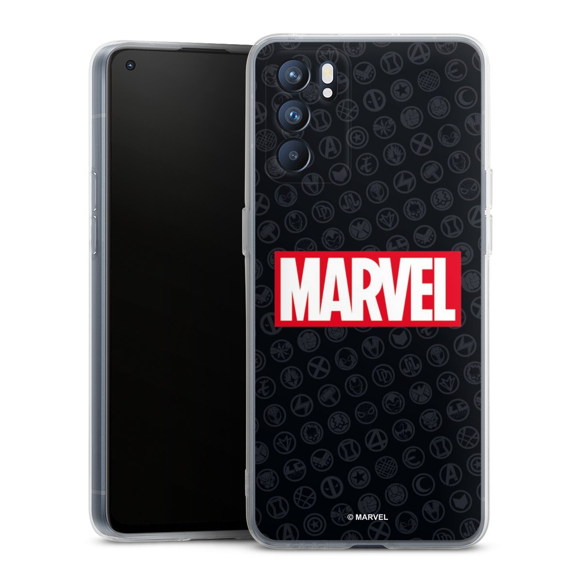 Marvel Logo Black Red 