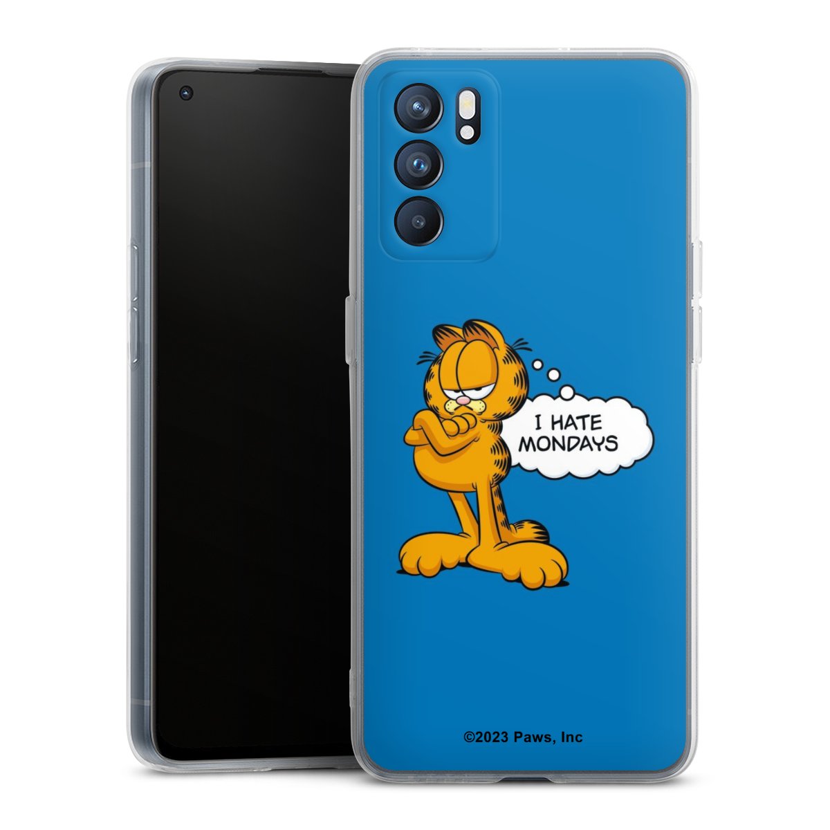 Garfield Je déteste les lundis Bleu