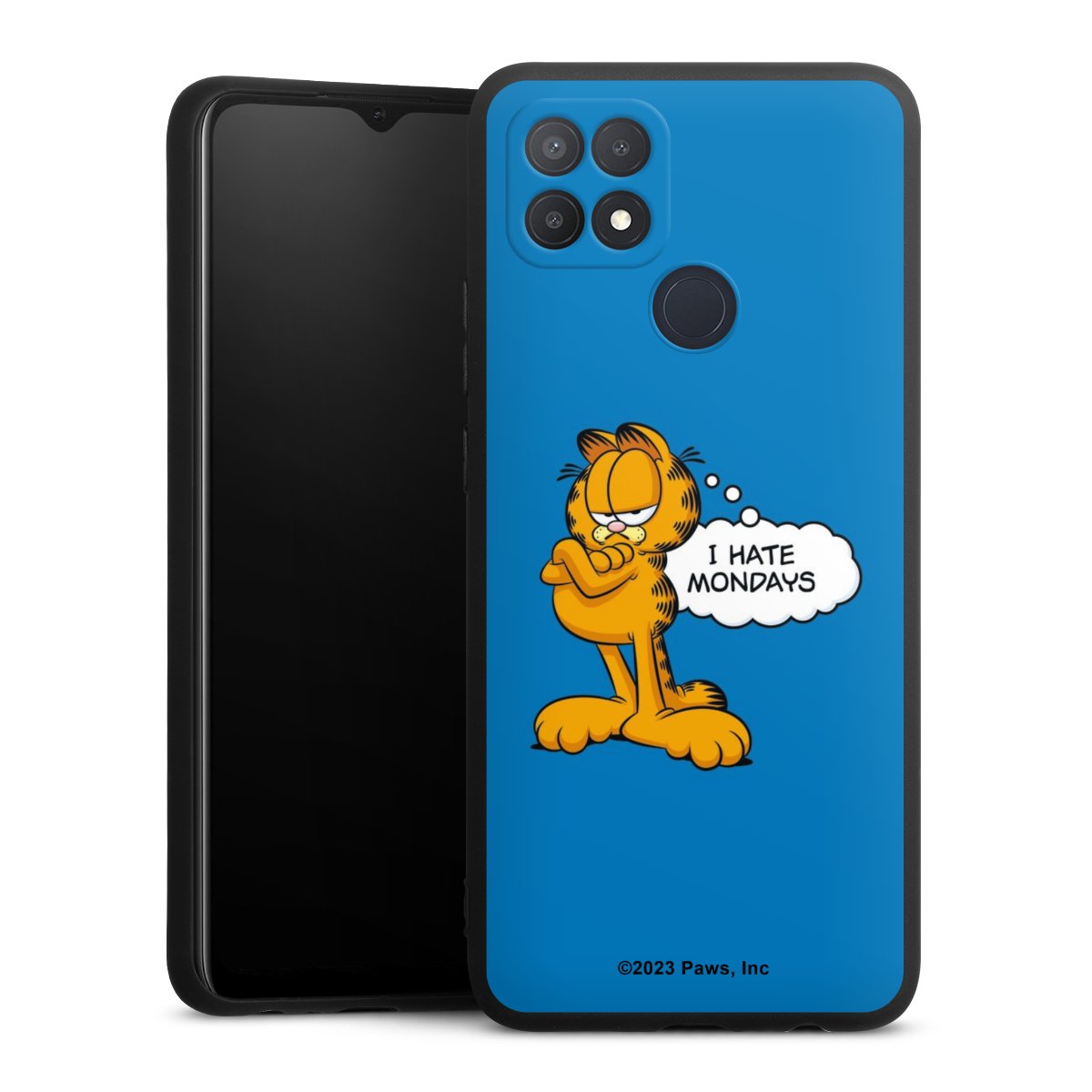 Garfield Ik haat maandagen blauw