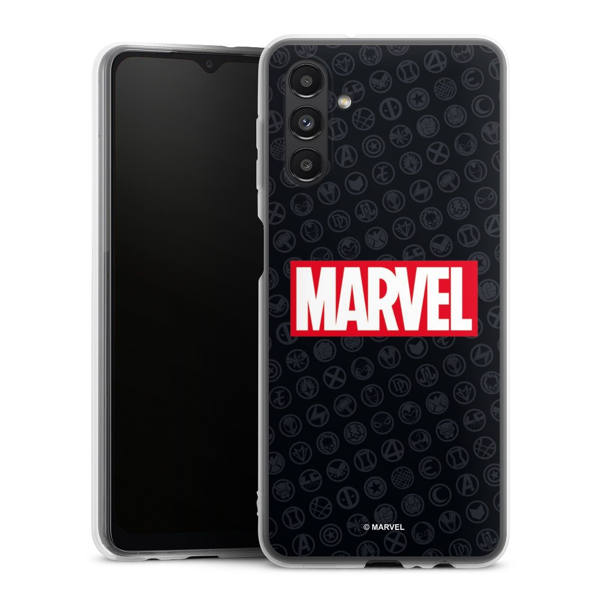 Marvel Logo Black Red 