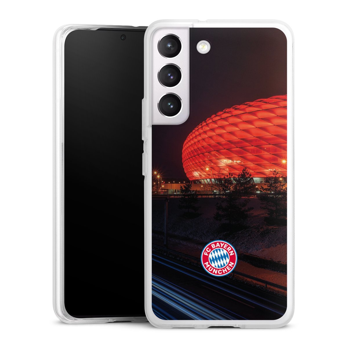 Allianz Arena bei Nacht FCB