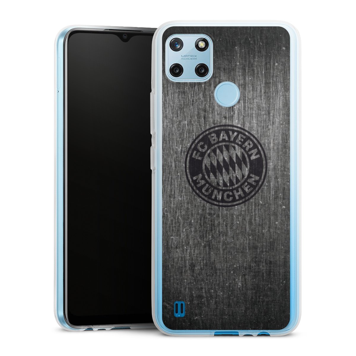 Metalllook FCB Logo einfarbig