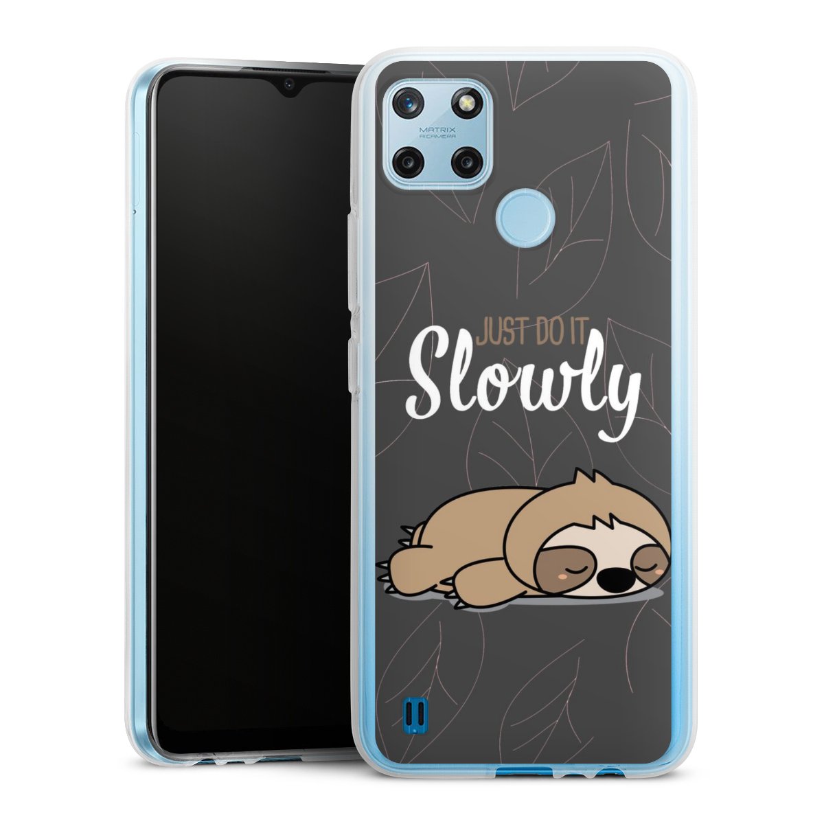 Just Do It Slowly Sloth Grey