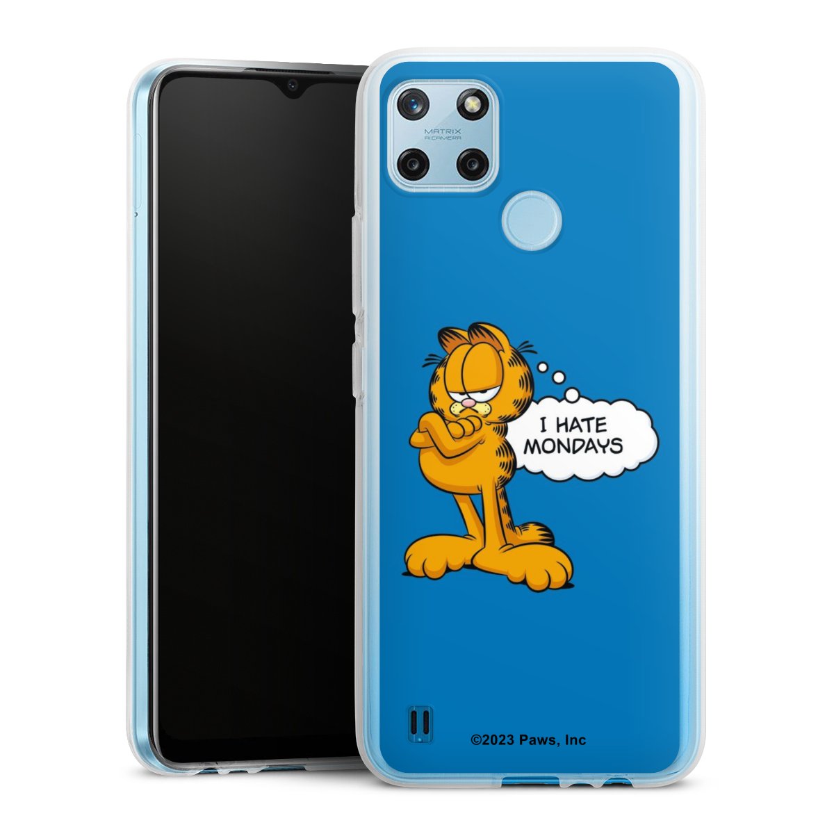 Garfield Ik haat maandagen blauw