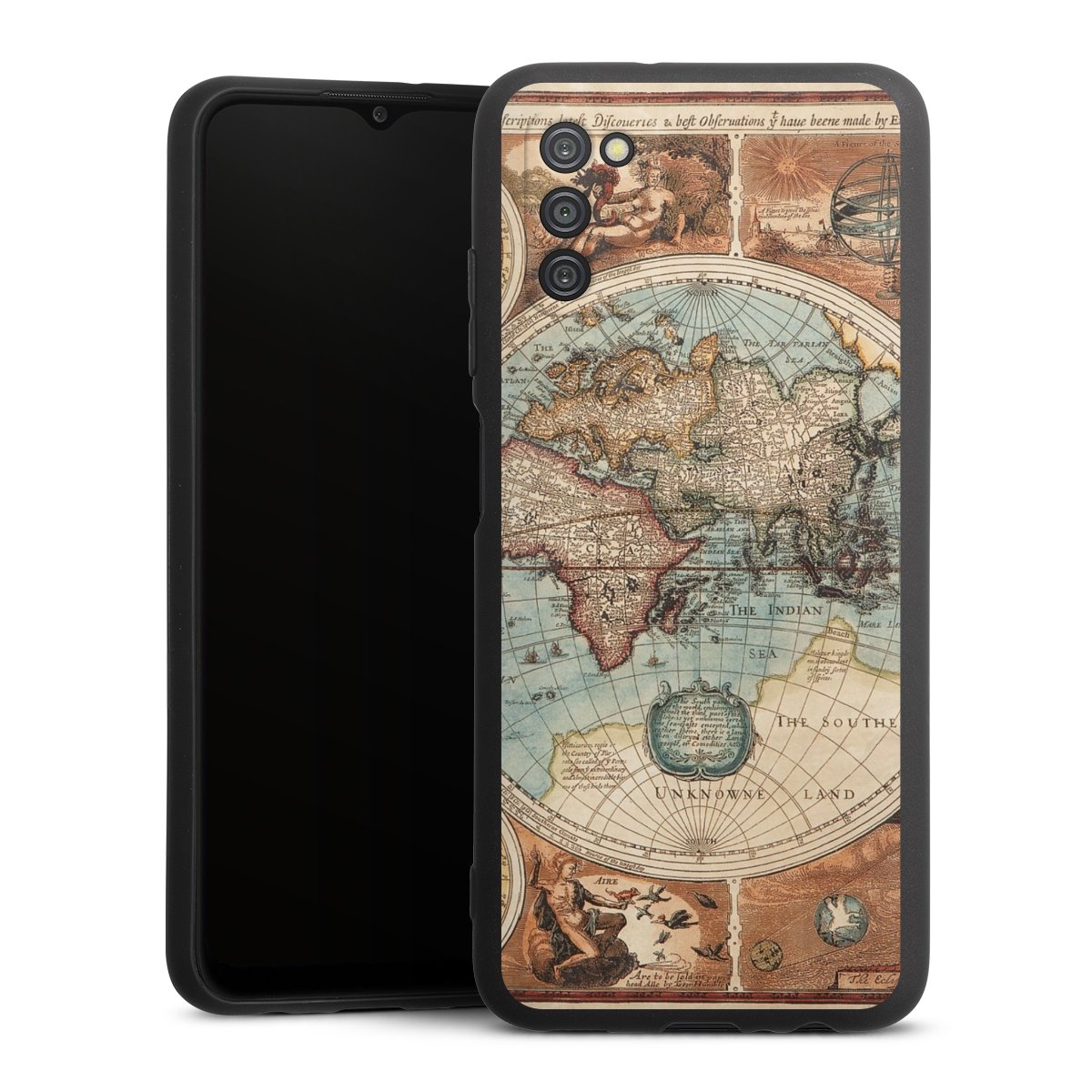 Mappa del mondo vintage