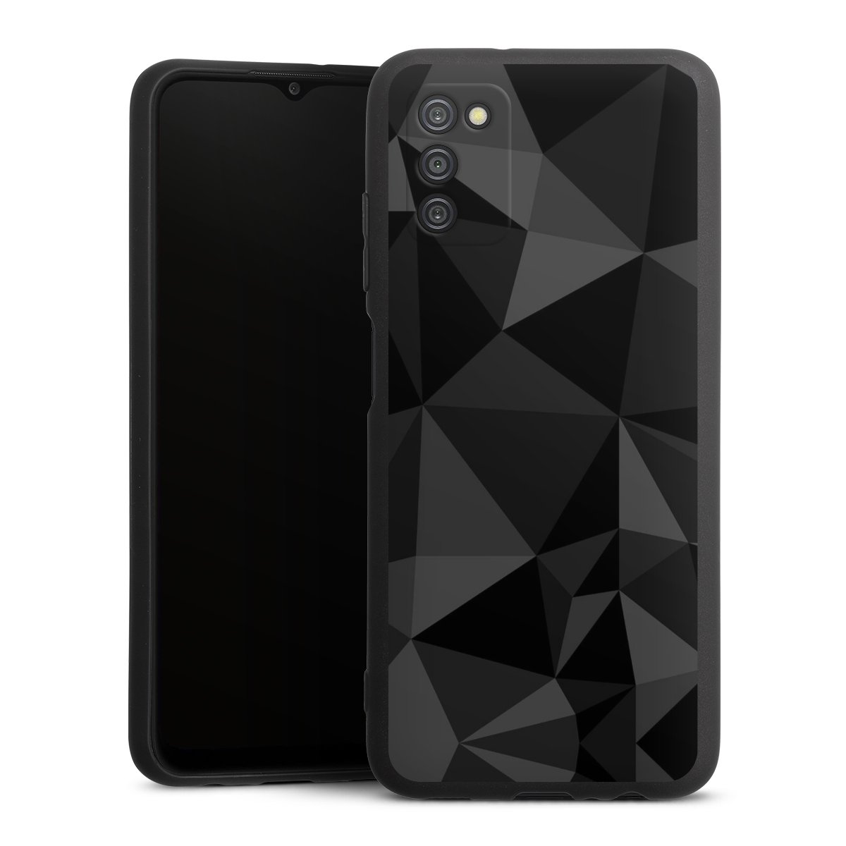 Motif Polygone Noir