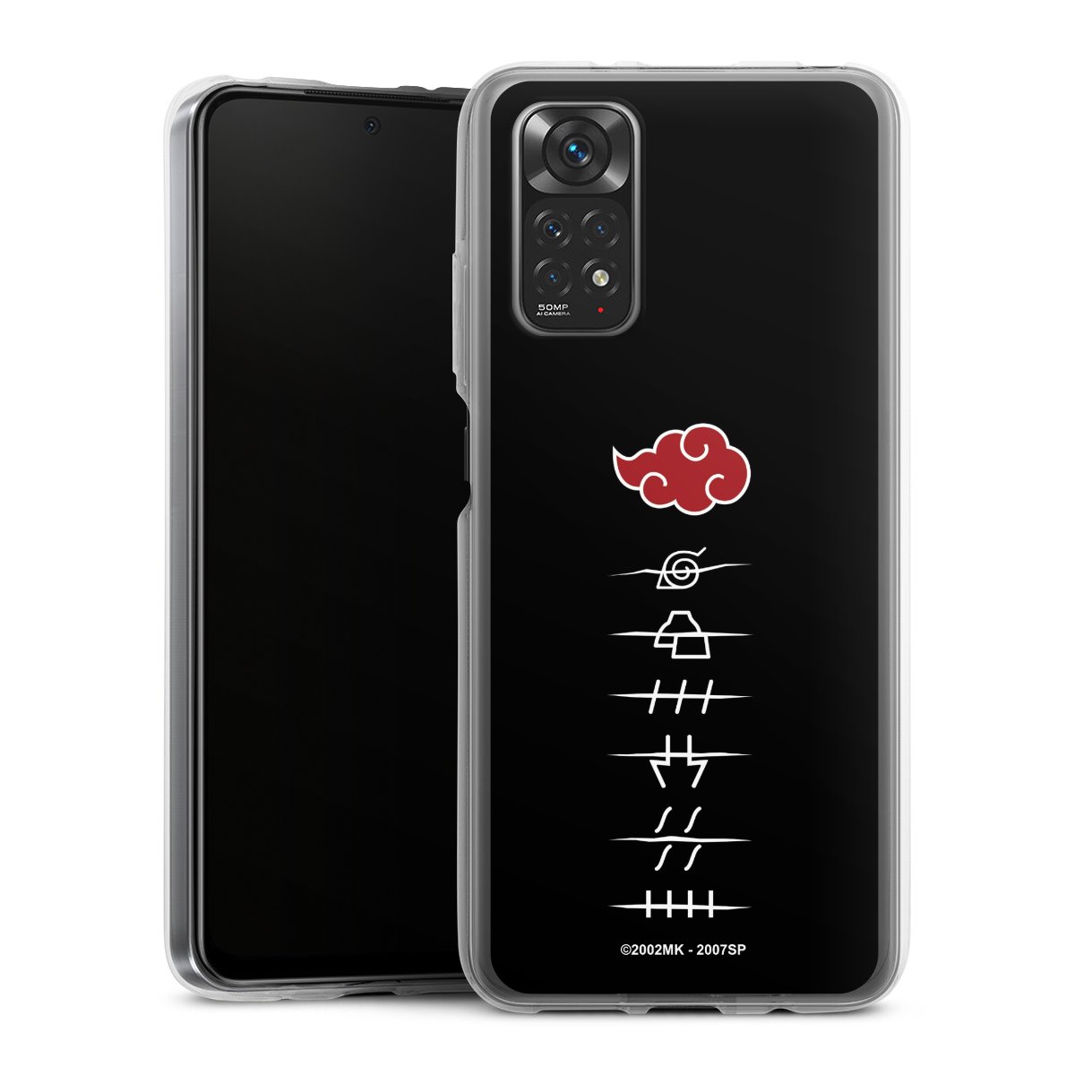 Symboles des membres de l'Akatsuki noirs