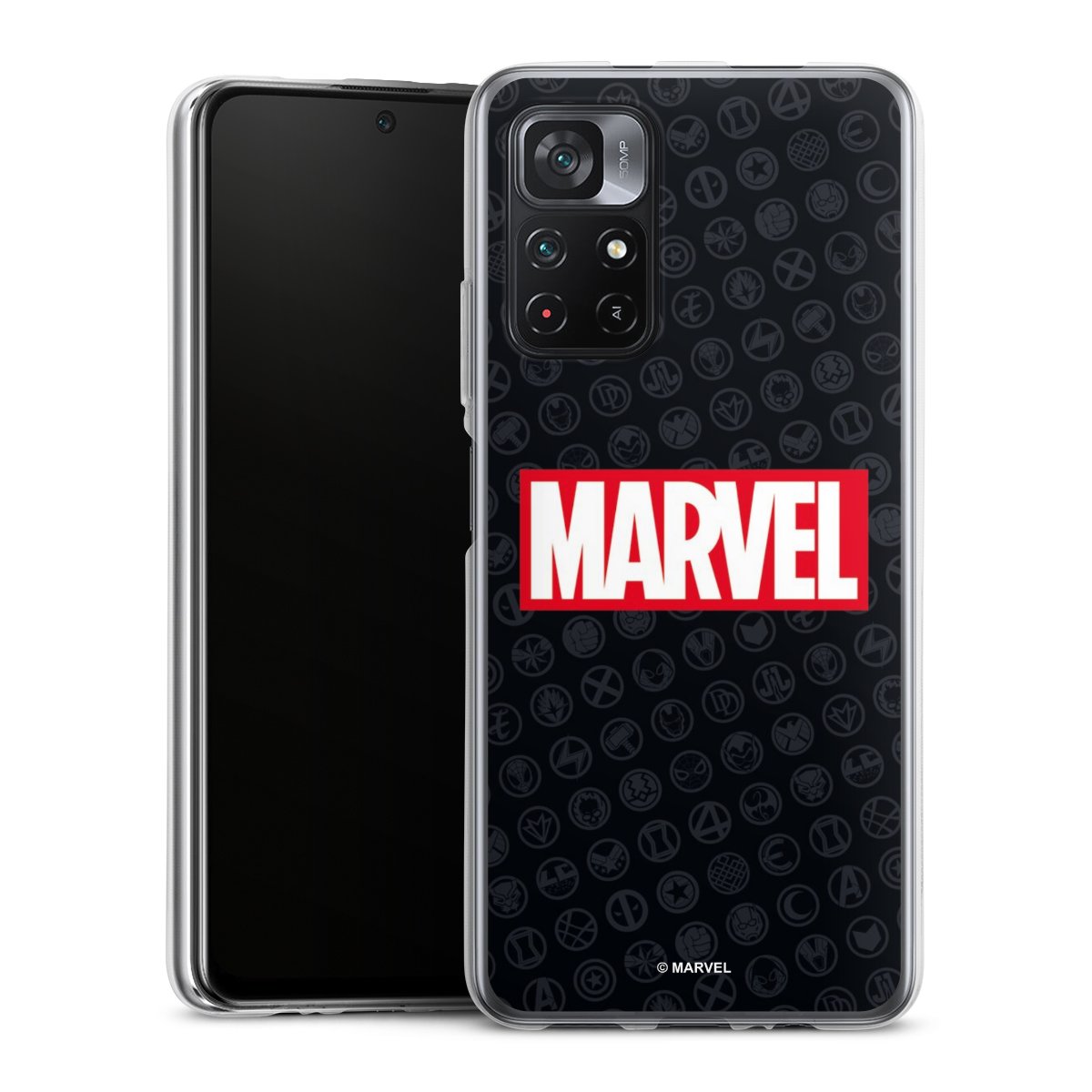 Marvel Logo Black Red 