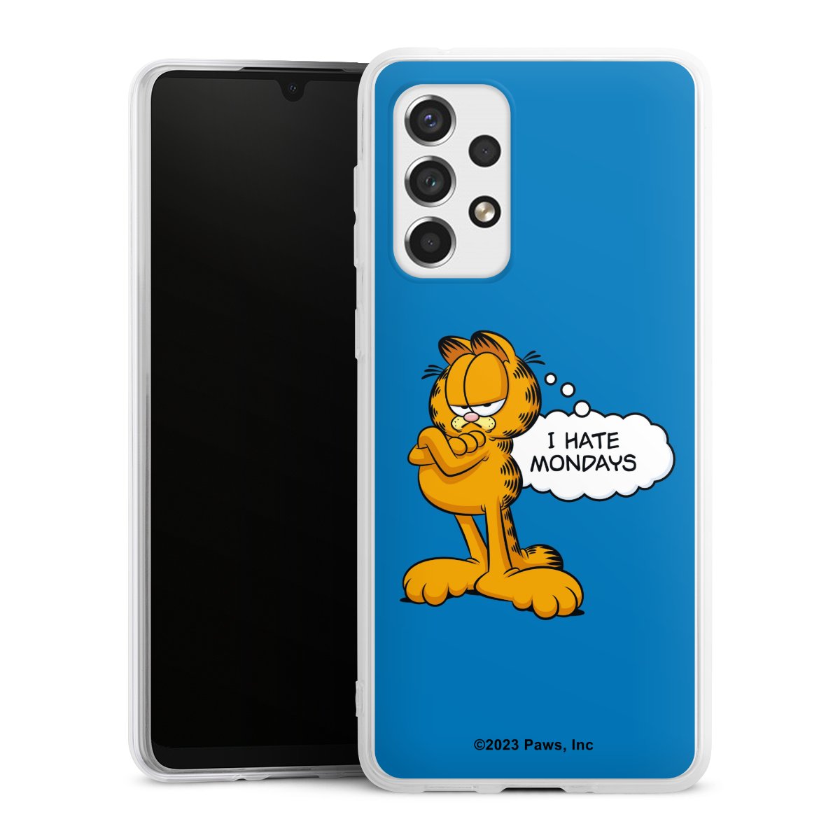 Garfield Ik haat maandagen blauw