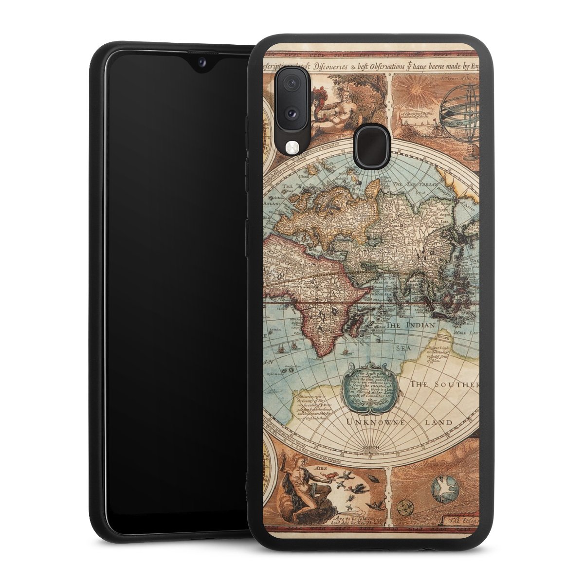 Mappa del mondo vintage