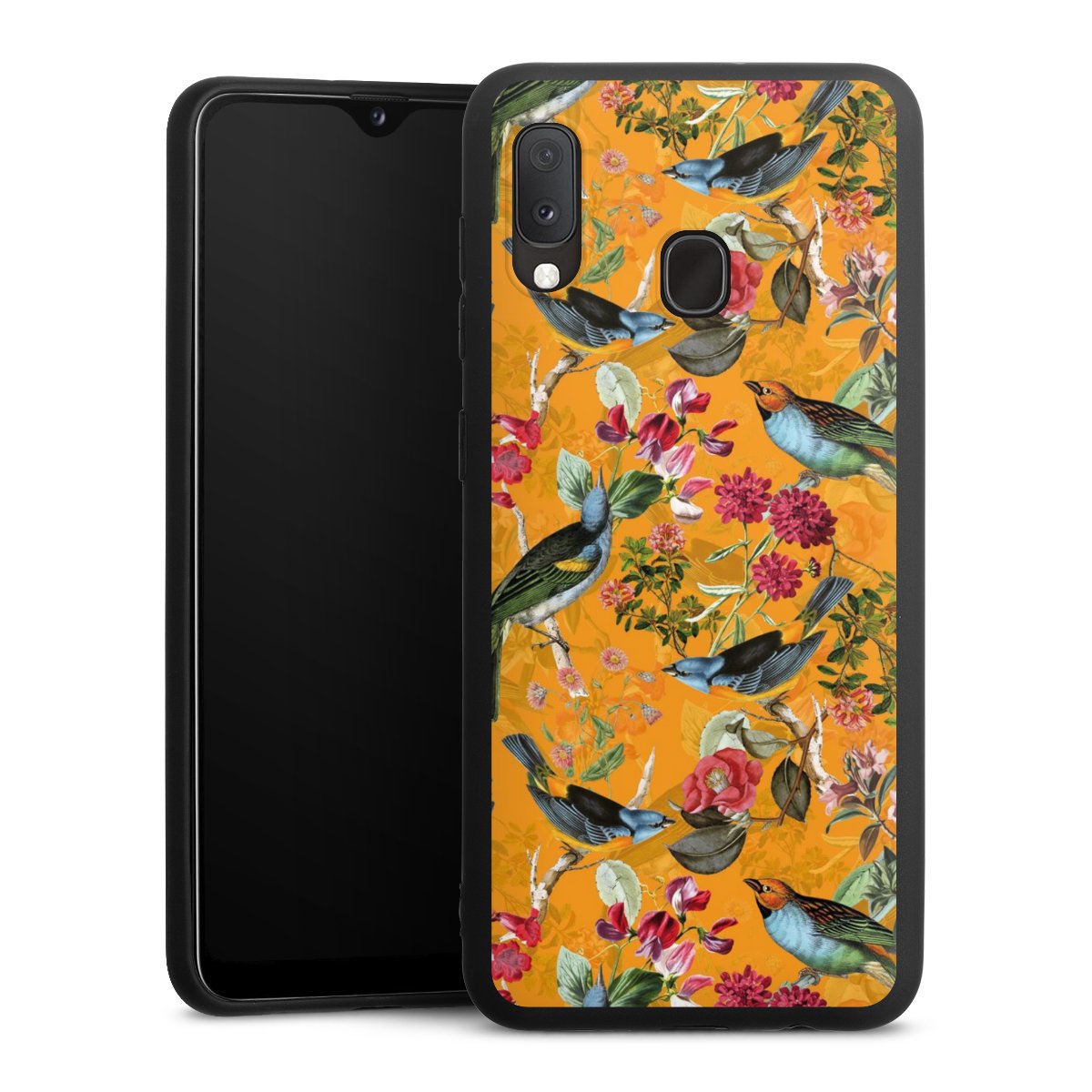 Vogels Bloemen Behang