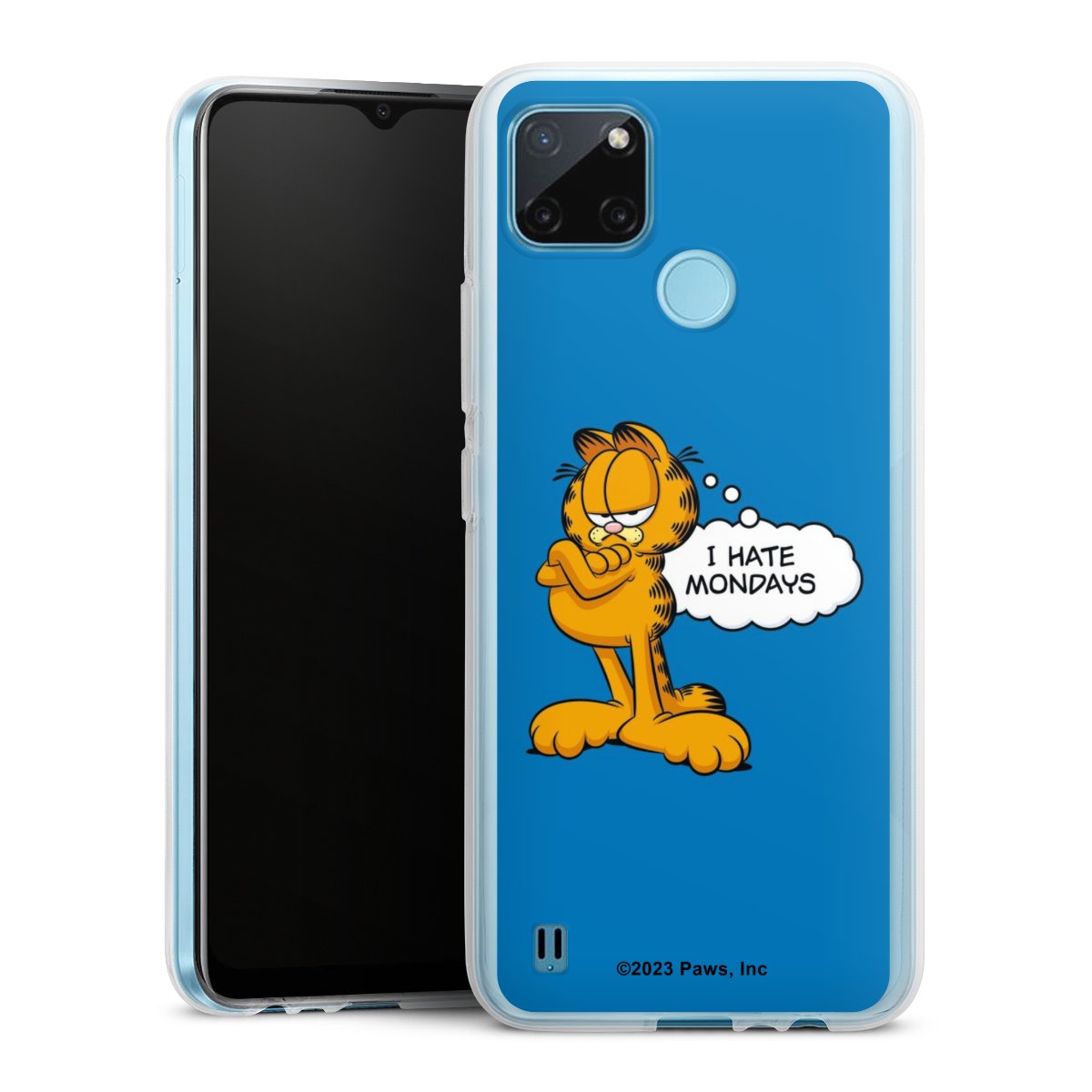 Garfield Ik haat maandagen blauw