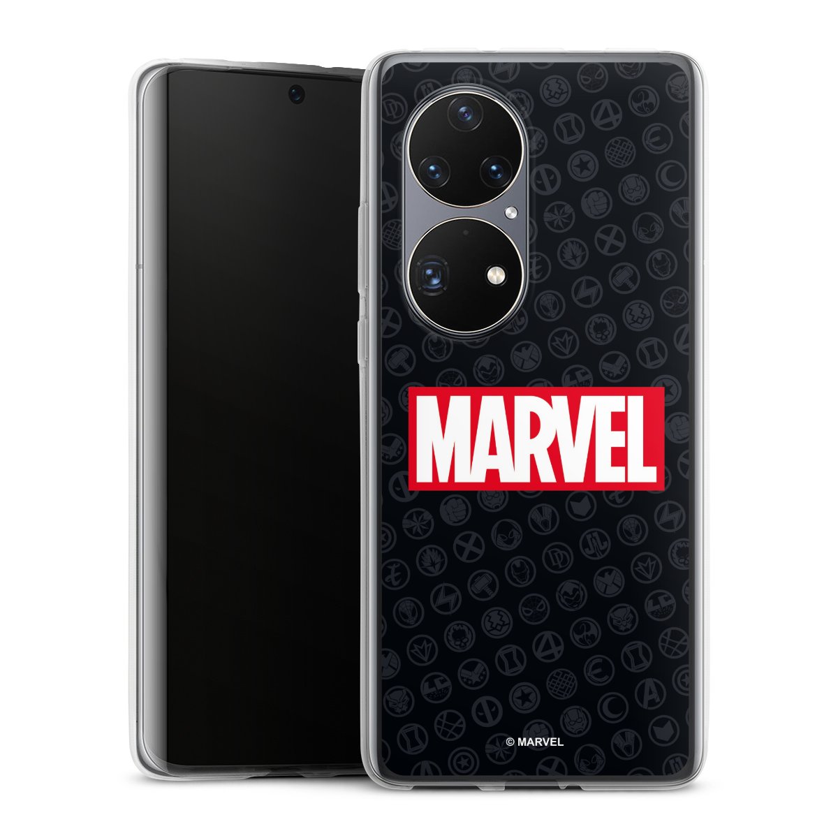 Marvel Logo Black Red 