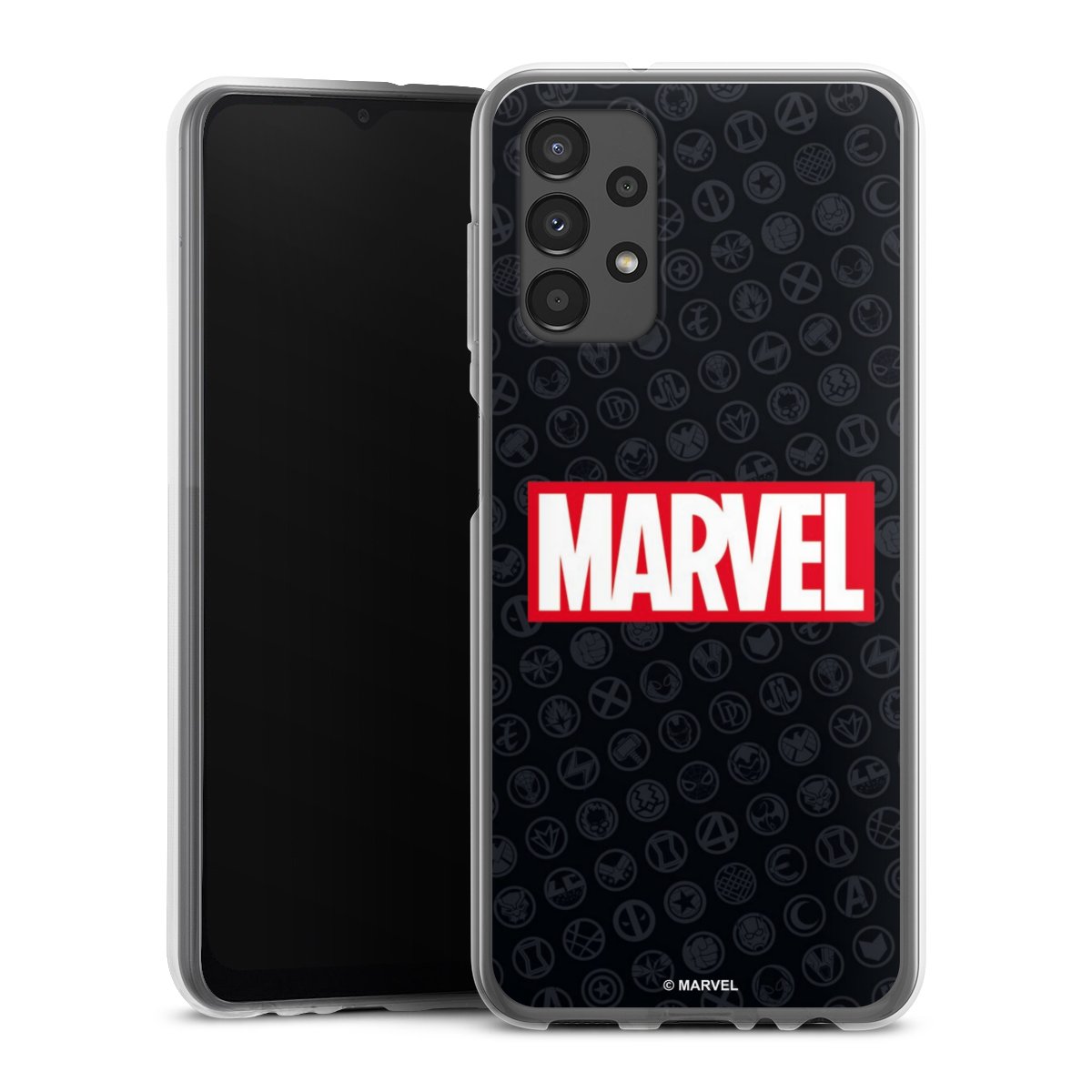 Marvel Logo Black Red 