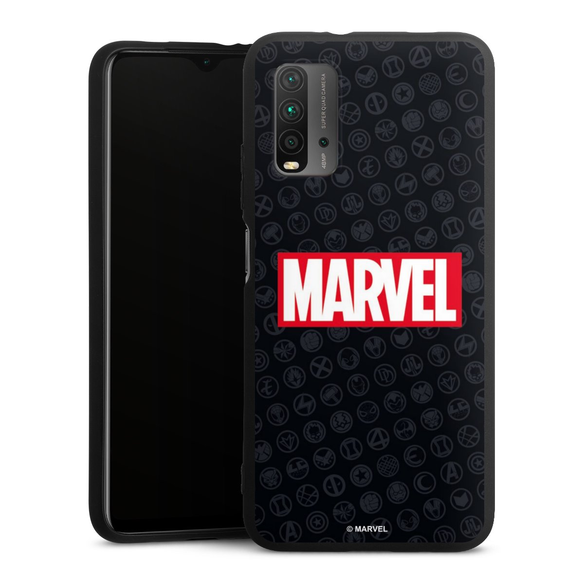 Marvel Logo Black Red 