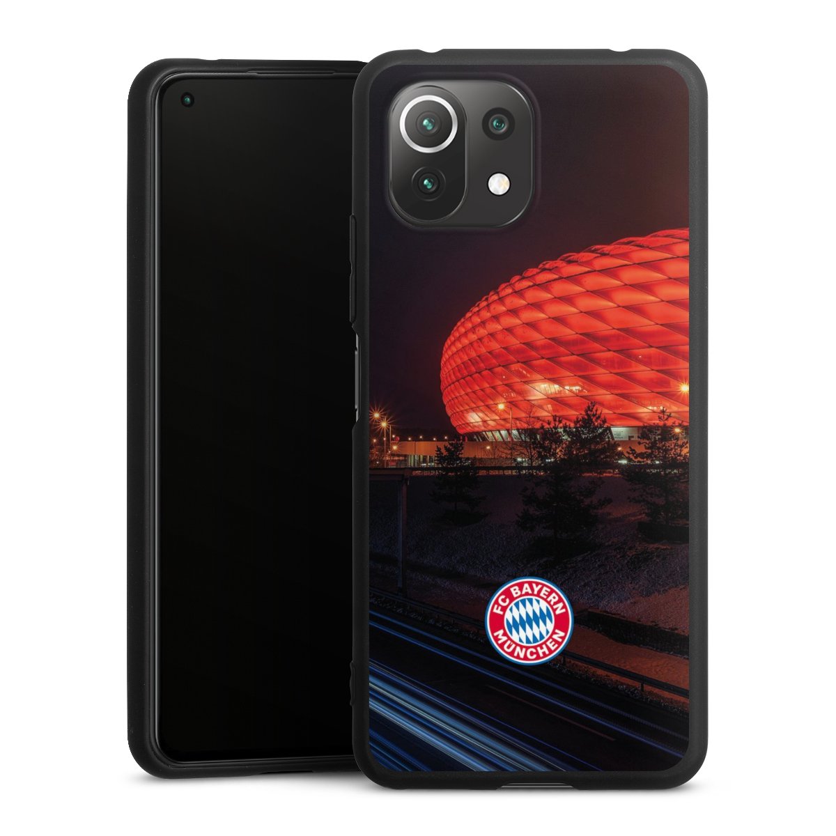 Allianz Arena bei Nacht FCB