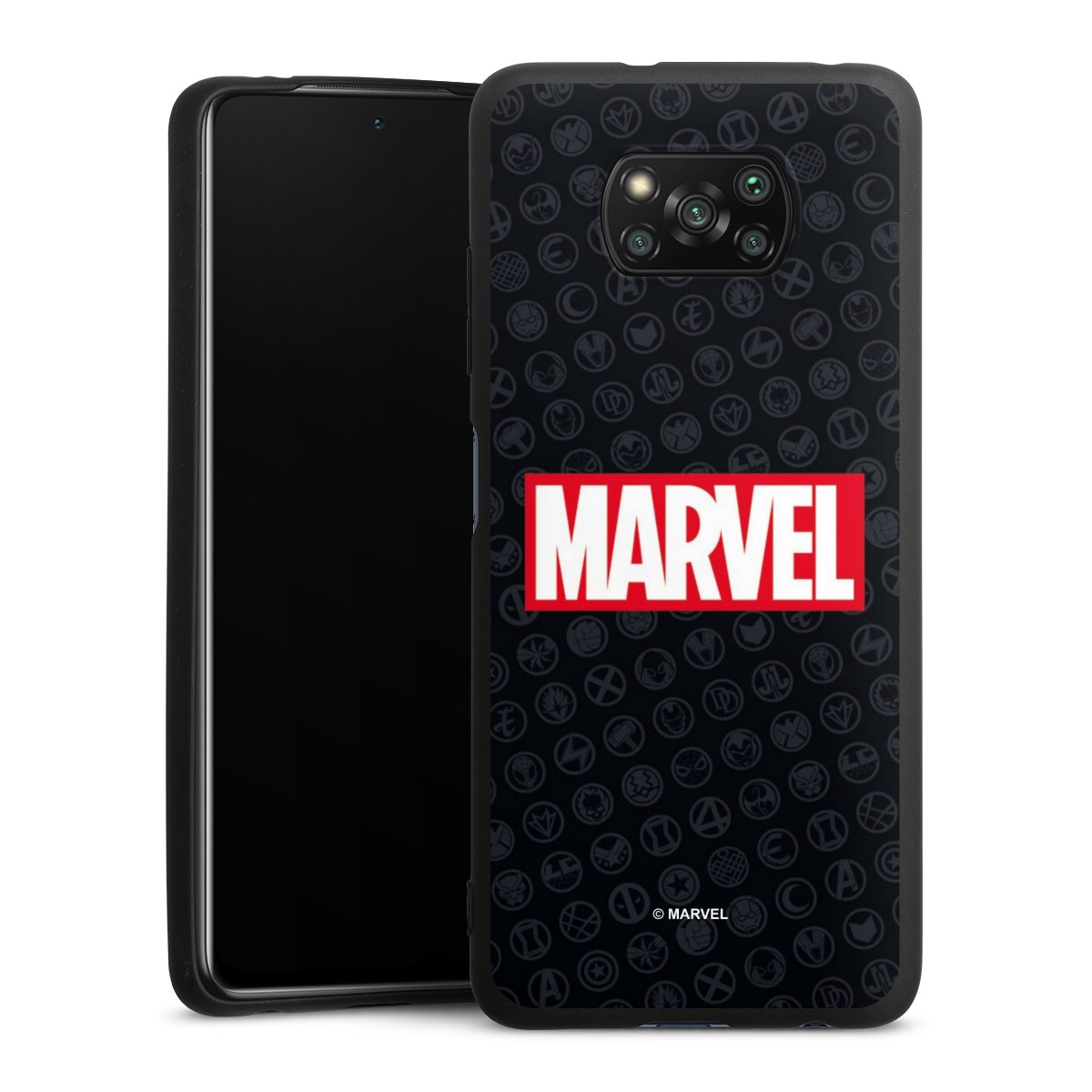 Marvel Logo Black Red 