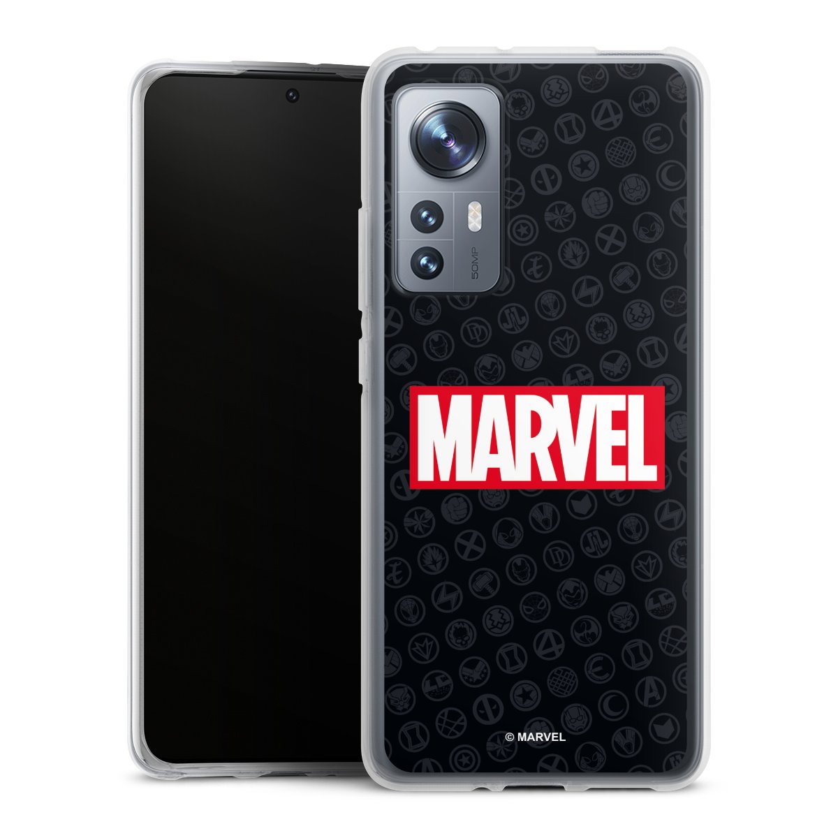 Marvel Logo Black Red 