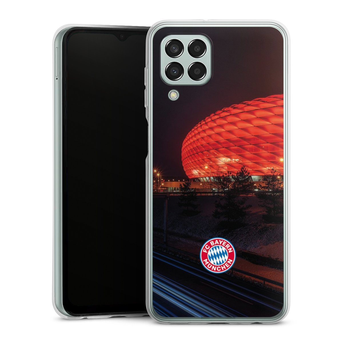 Allianz Arena bei Nacht FCB