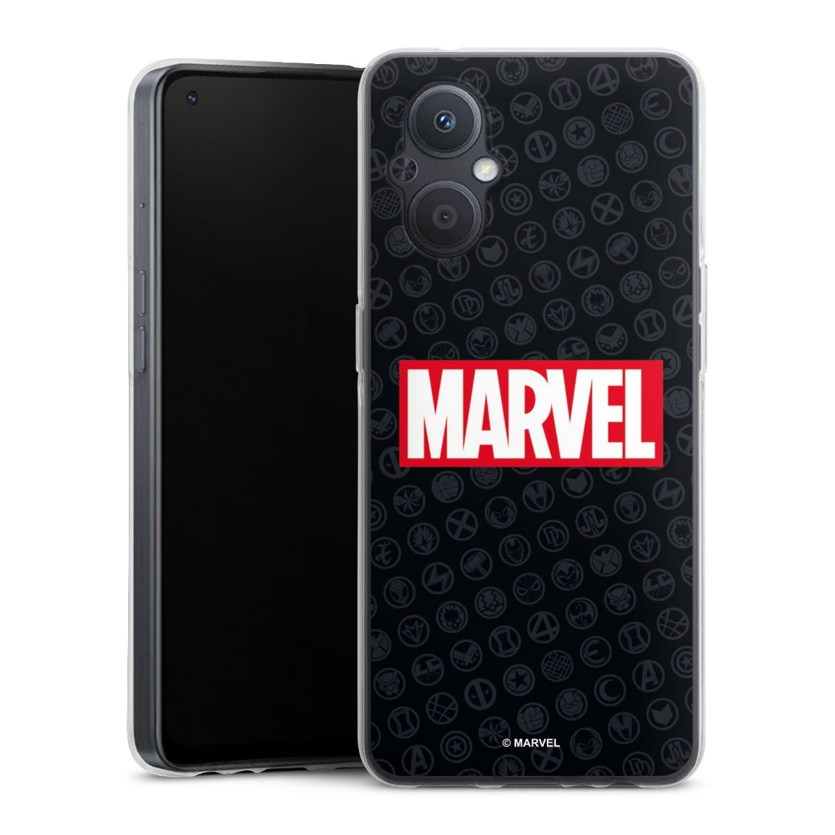 Marvel Logo Black Red 