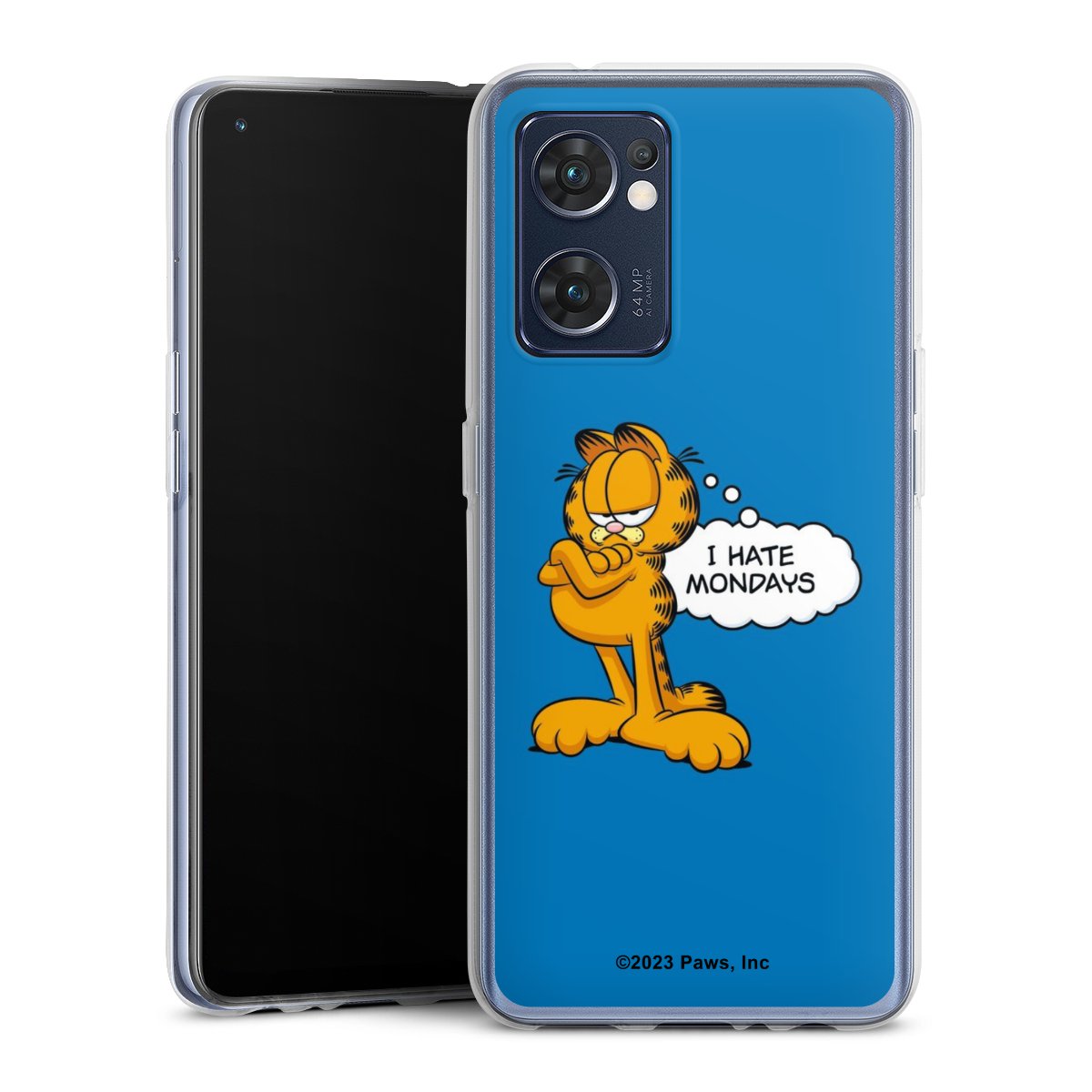 Garfield Je déteste les lundis Bleu