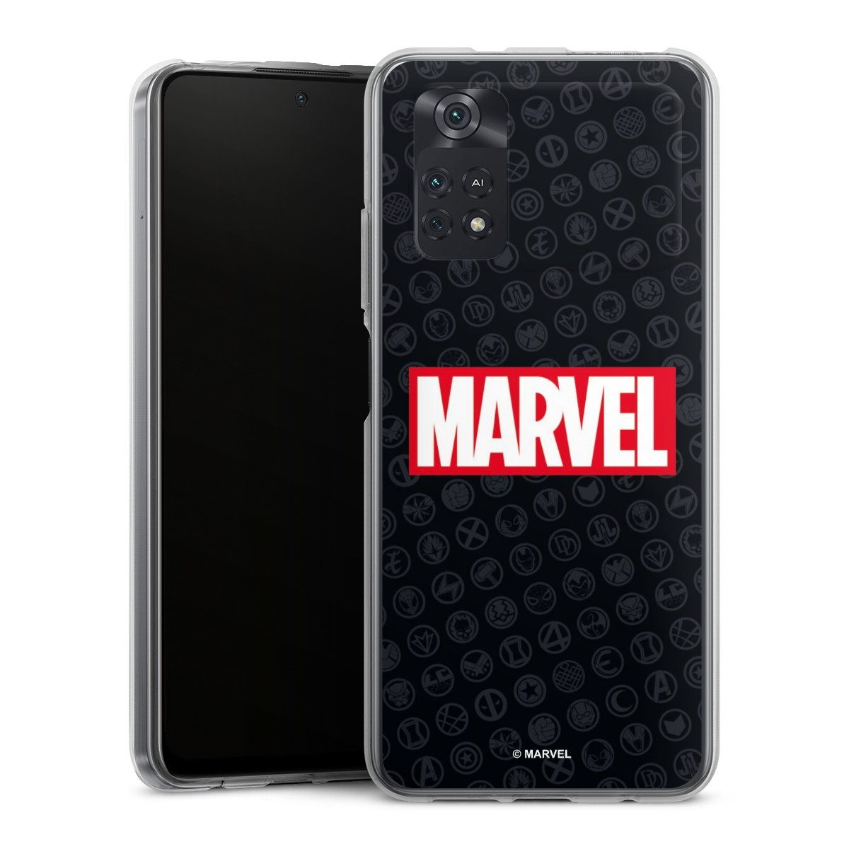 Marvel Logo Black Red 