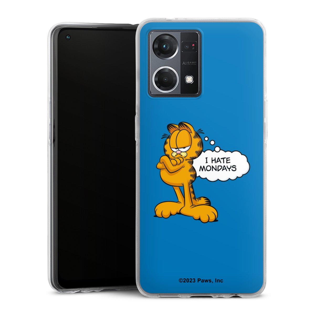 Garfield Ik haat maandagen blauw