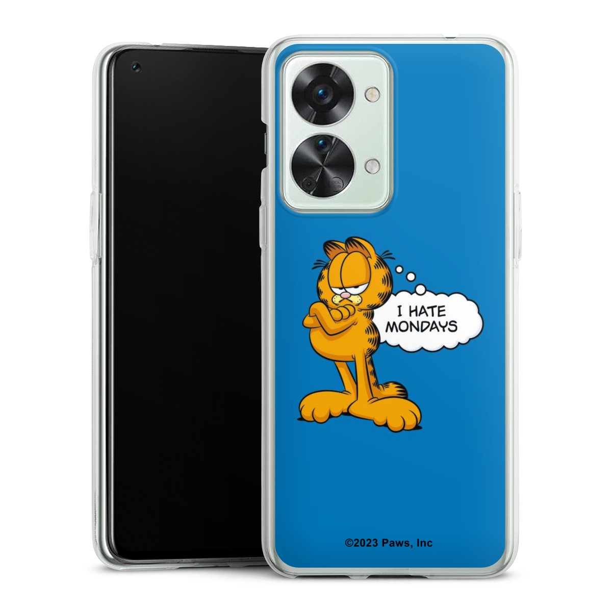 Garfield Ik haat maandagen blauw