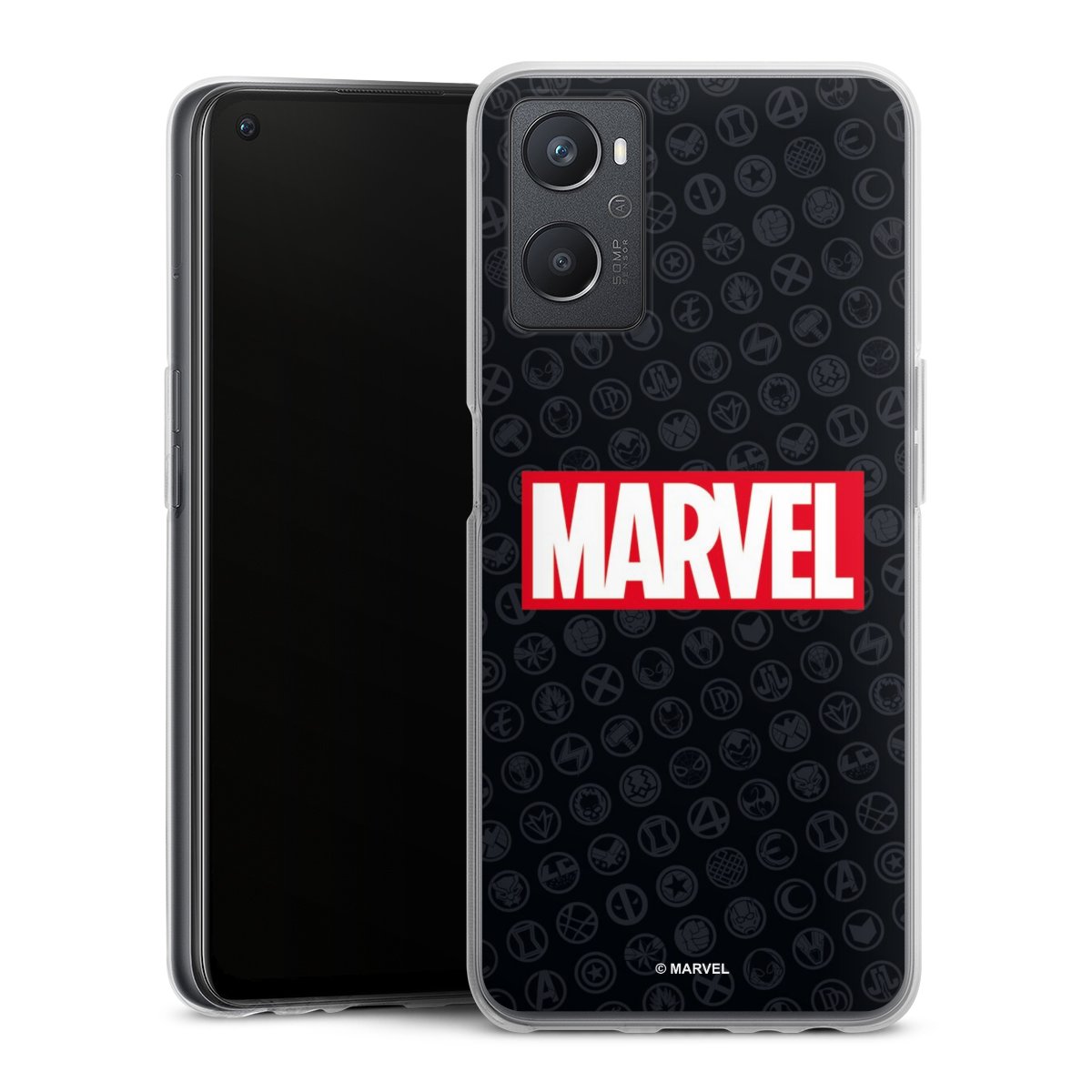 Marvel Logo Black Red 