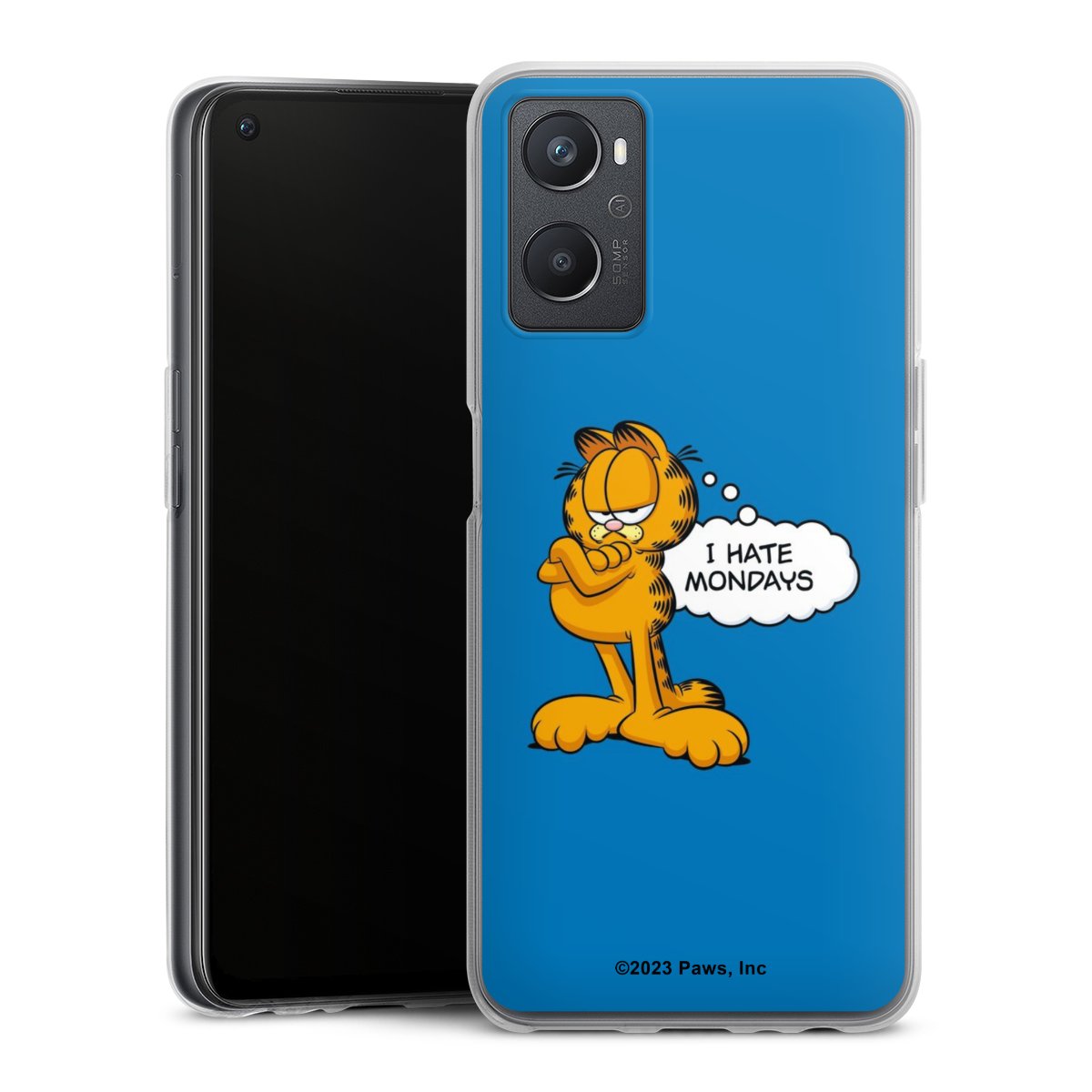 Garfield Ik haat maandagen blauw