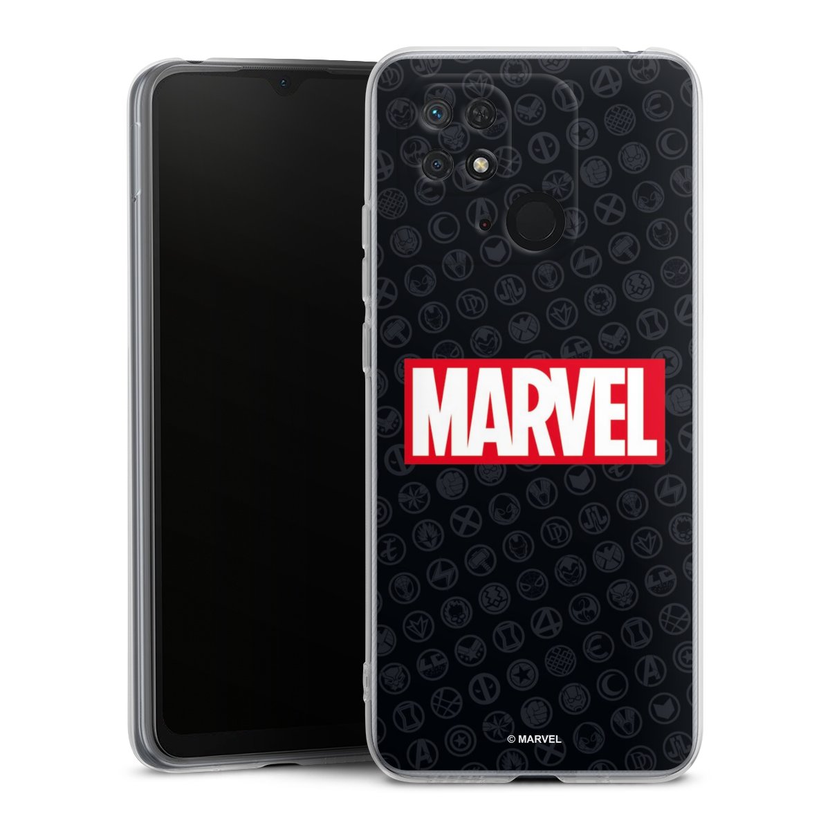 Marvel Logo Black Red 