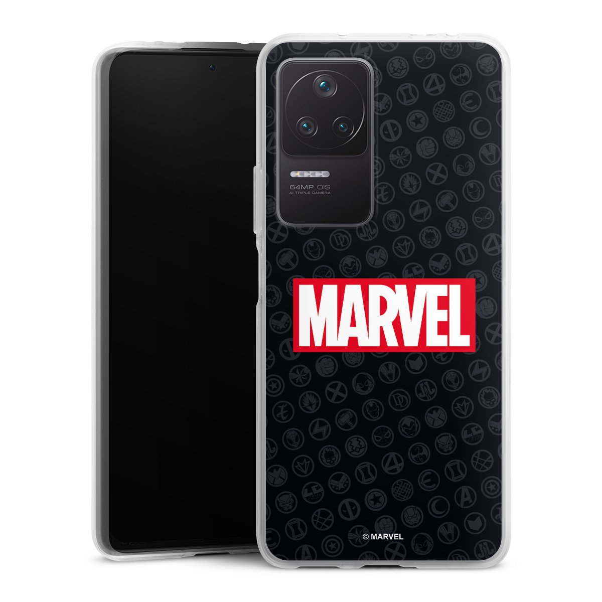 Marvel Logo Black Red 